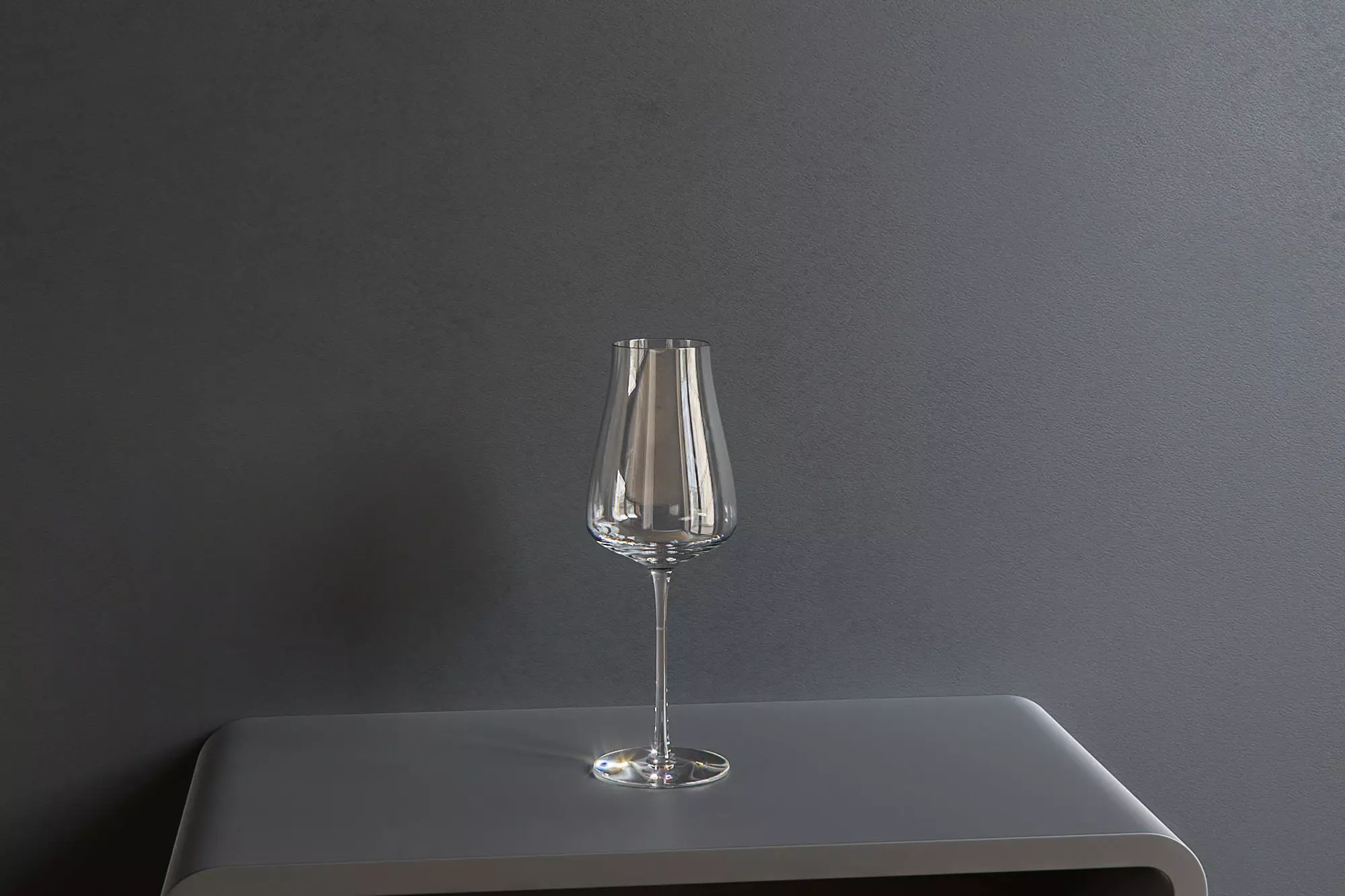 Shiraz Red Wine Glass 3D model_0