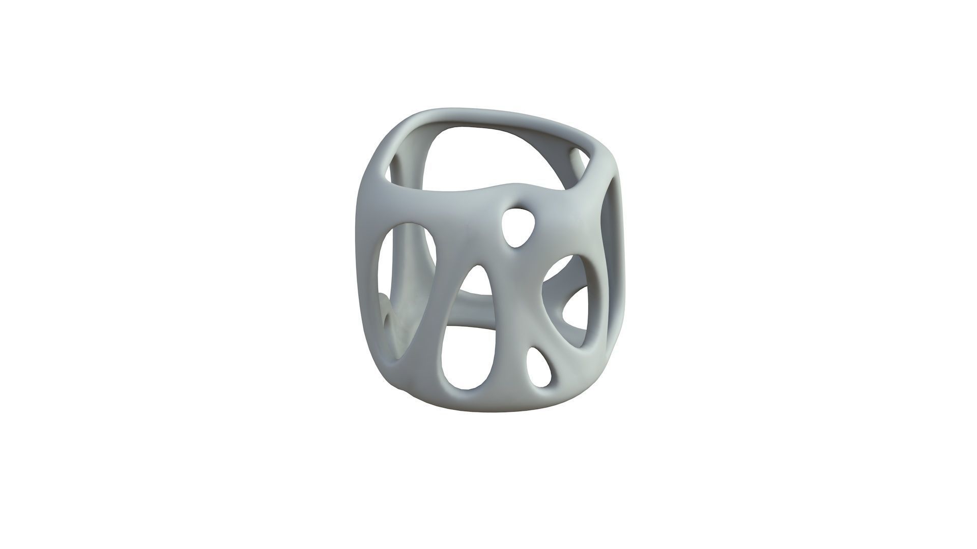 SciFi Cube Object No 17169 Low Poly Shape Texture_5