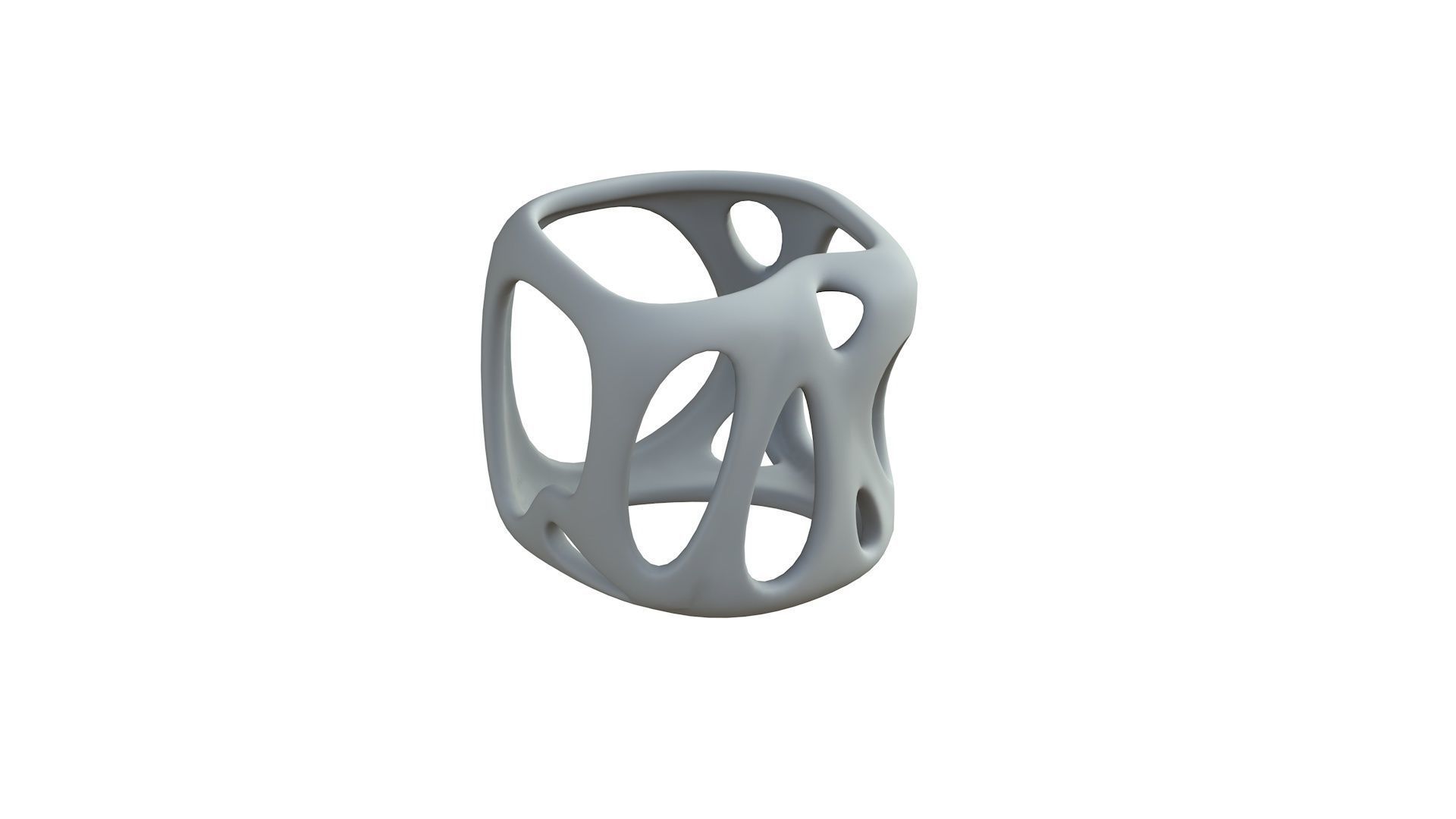 SciFi Cube Object No 17169 Low Poly Shape Texture_7