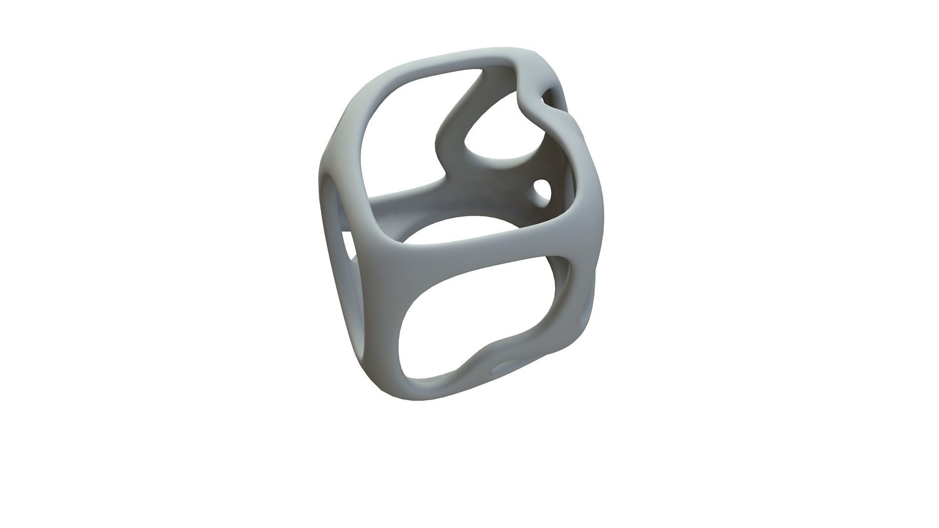 SciFi Cube Object No 17169 Low Poly Shape Texture_16