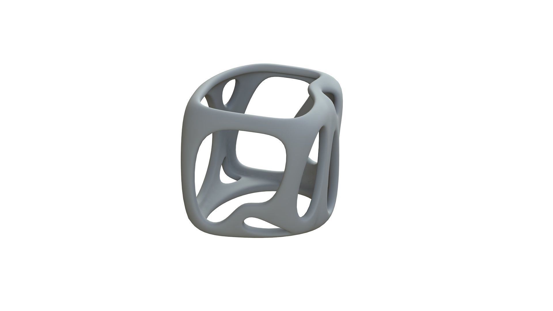 SciFi Cube Object No 17169 Low Poly Shape Texture_10