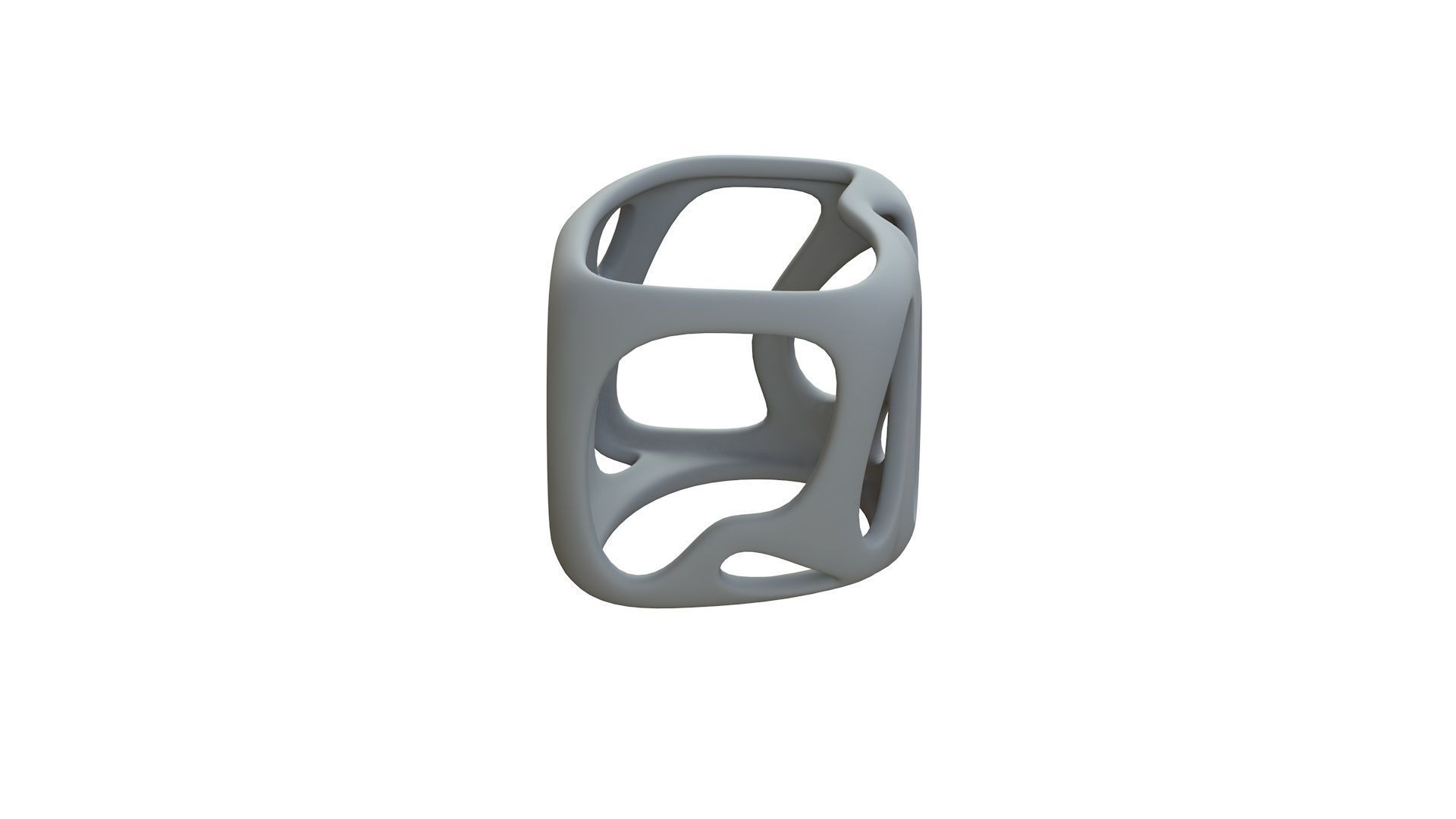 SciFi Cube Object No 17169 Low Poly Shape Texture_11