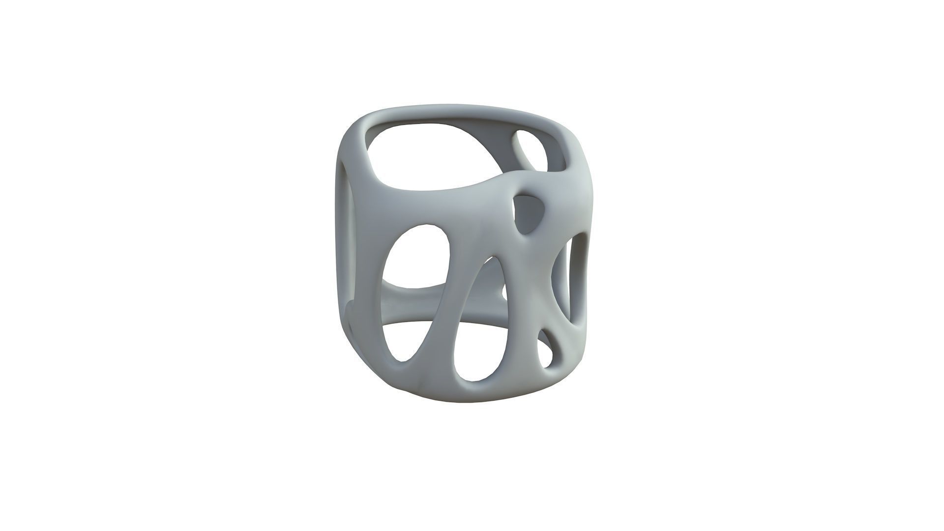 SciFi Cube Object No 17169 Low Poly Shape Texture_6