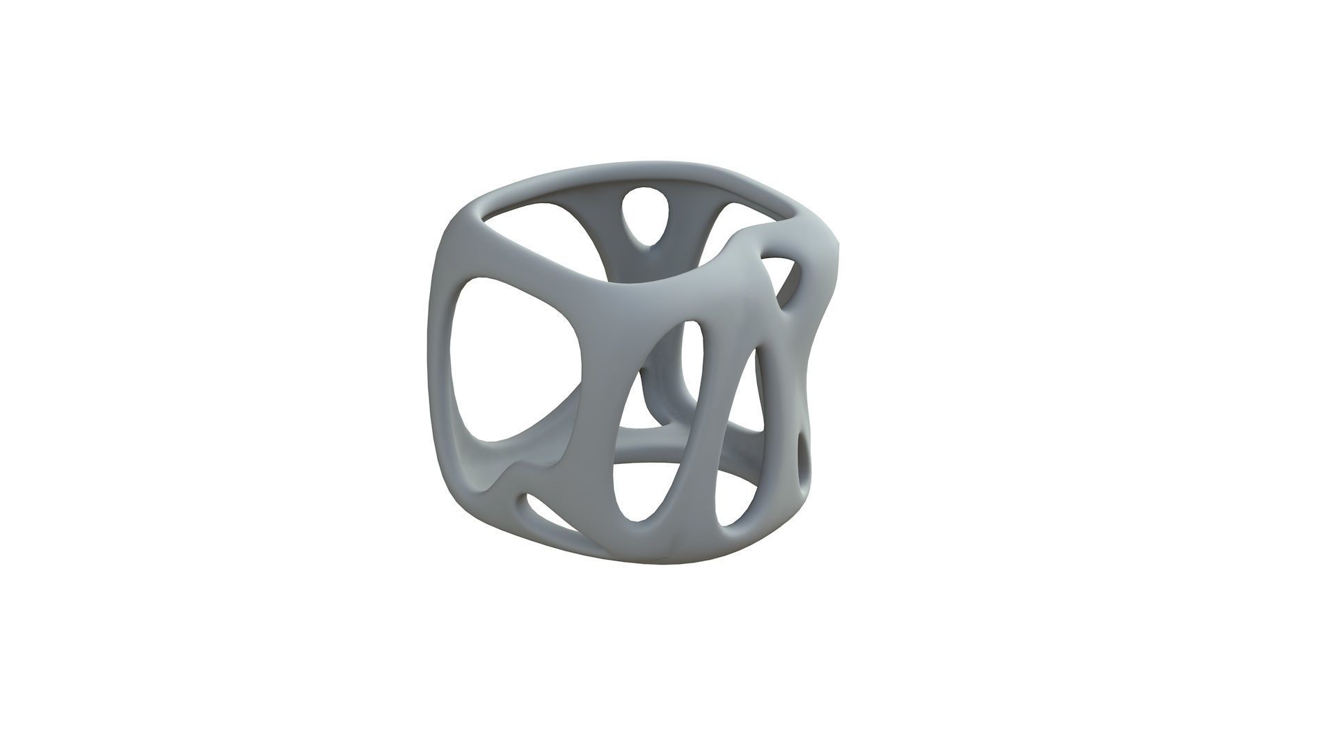 SciFi Cube Object No 17169 Low Poly Shape Texture_8