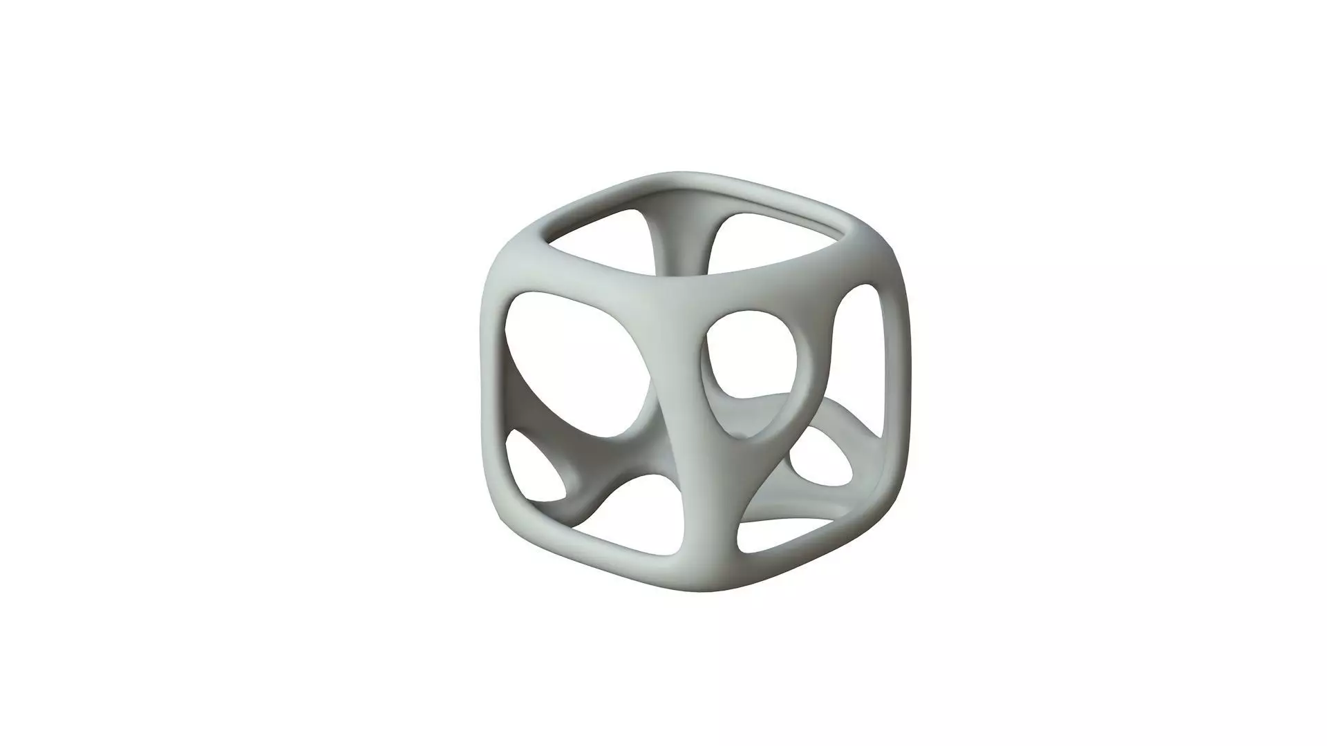 SciFi Cube Object No 16988 Low Poly Shape Texture_0