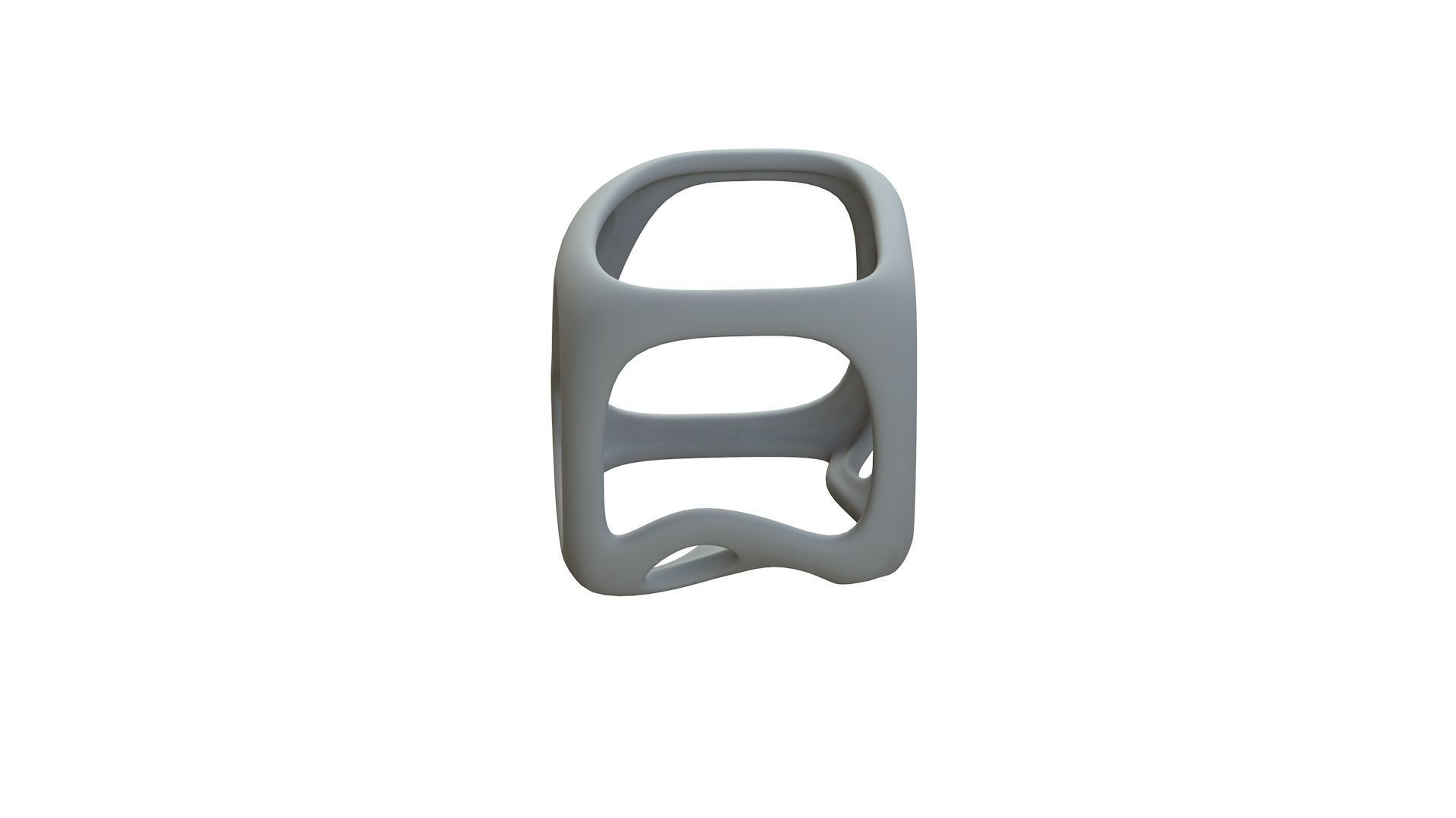 SciFi Cube Object No 16988 Low Poly Shape Texture_12