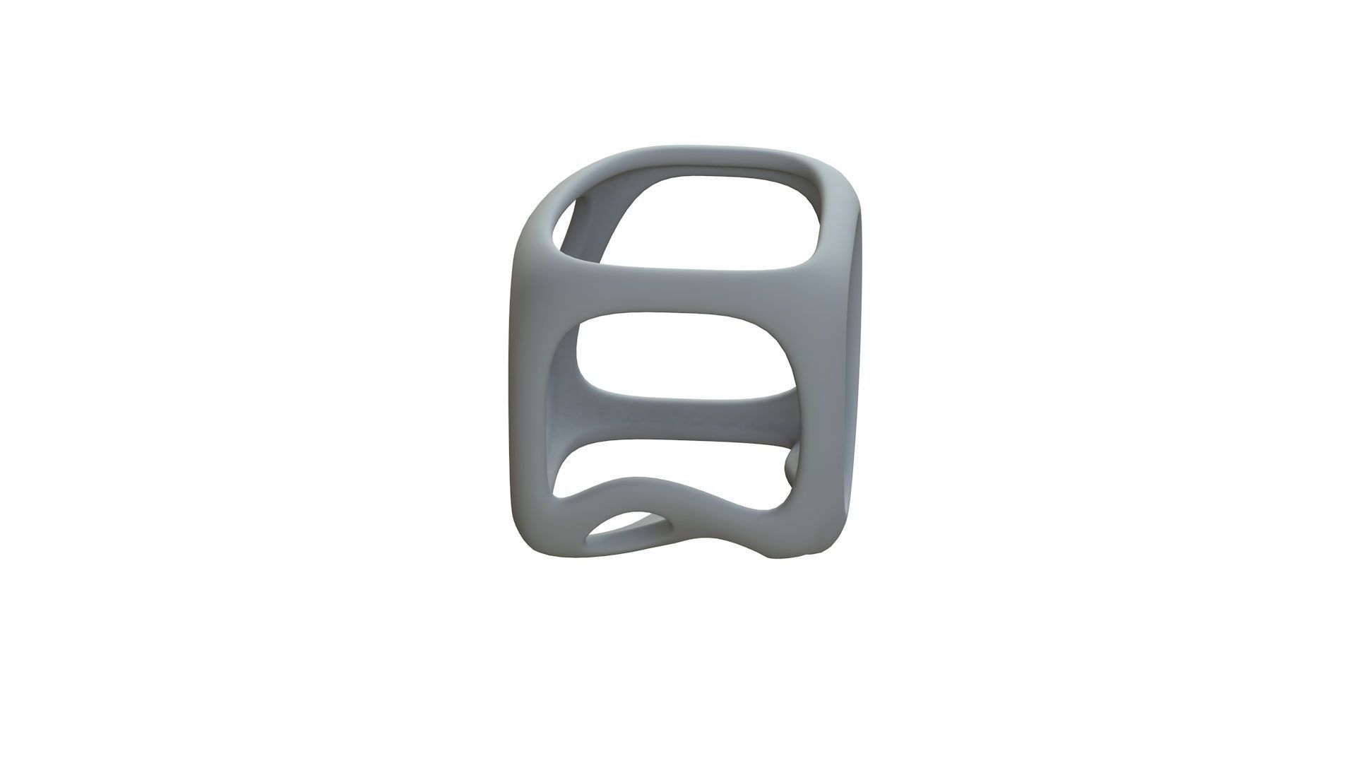 SciFi Cube Object No 16988 Low Poly Shape Texture_11