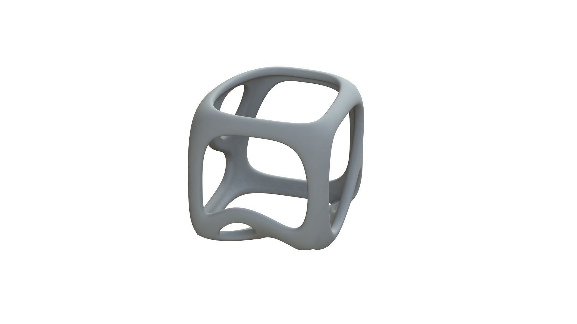 SciFi Cube Object No 16988 Low Poly Shape Texture_10