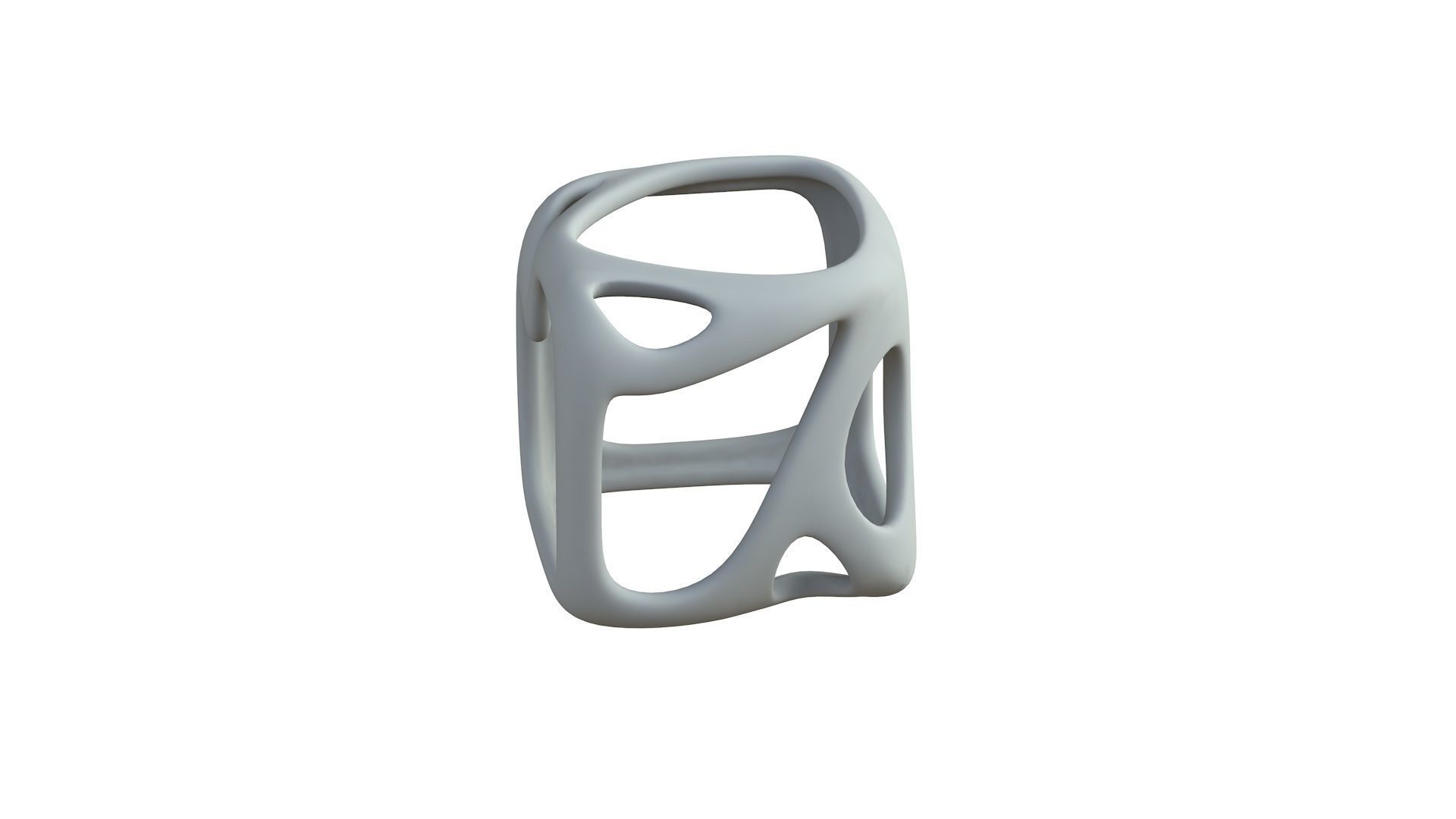 SciFi Cube Object No 16449 Low Poly Shape Texture_6