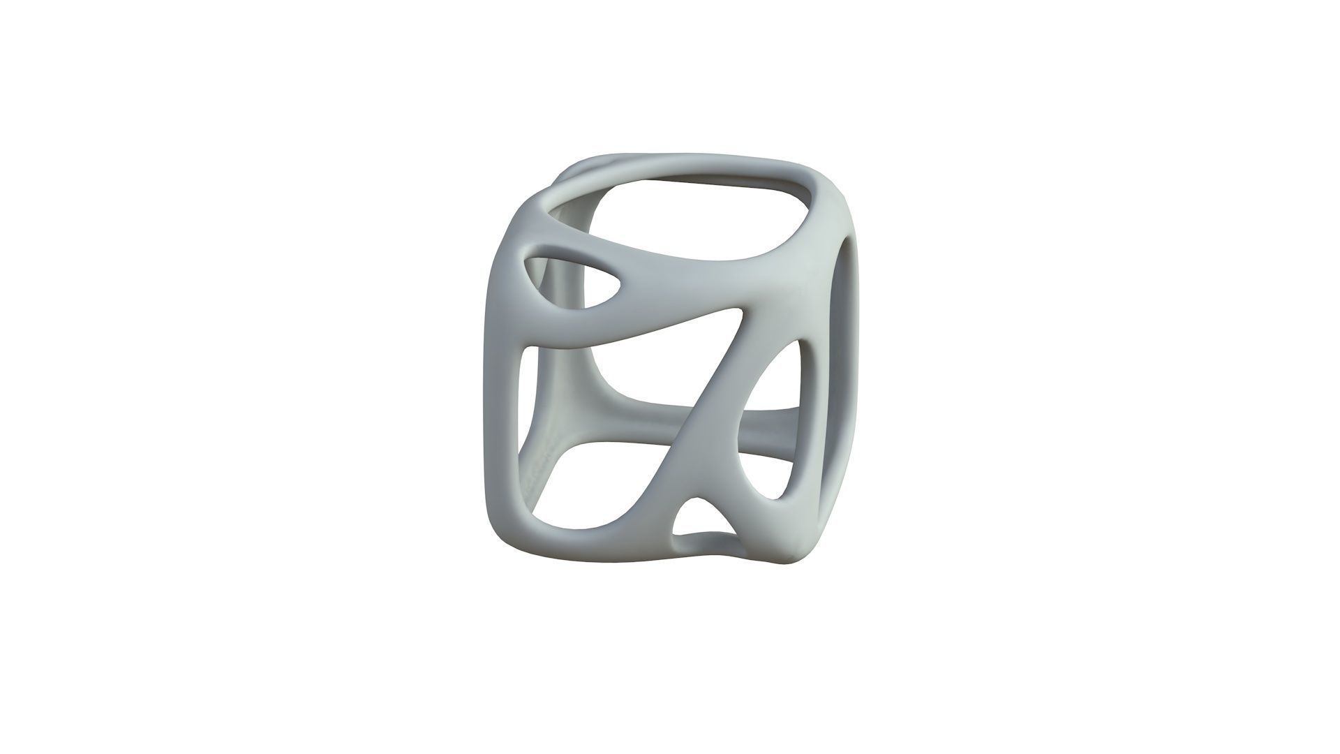 SciFi Cube Object No 16449 Low Poly Shape Texture_5