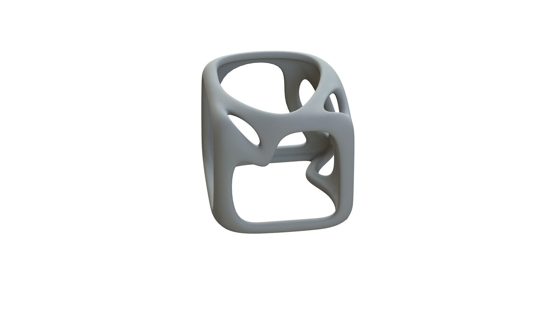 SciFi Cube Object No 16449 Low Poly Shape Texture_13