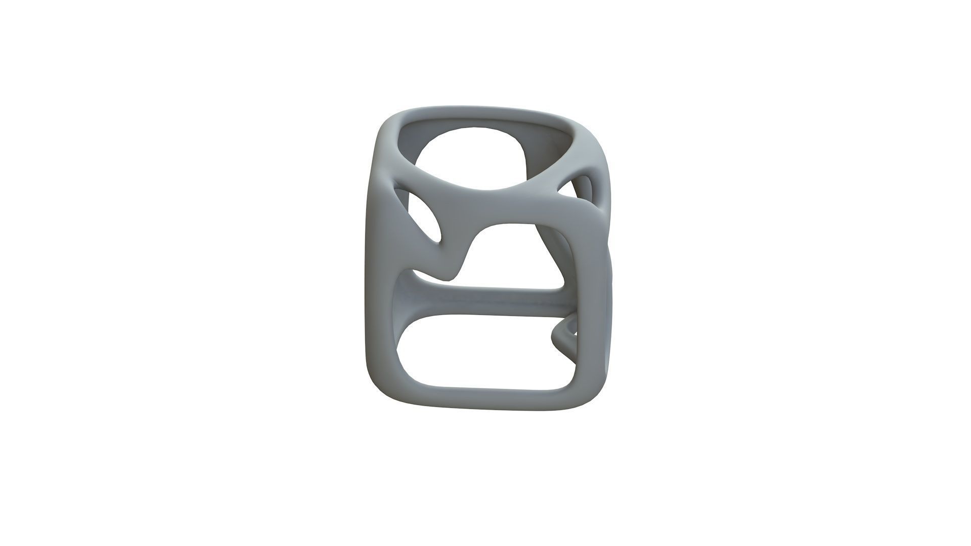 SciFi Cube Object No 16449 Low Poly Shape Texture_11