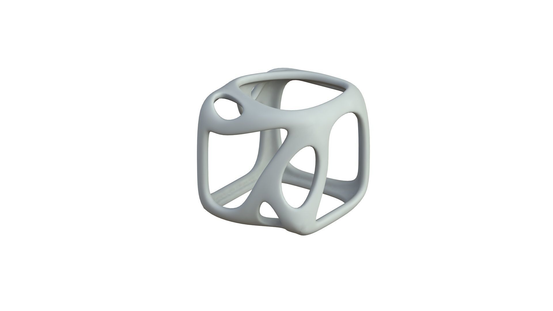 SciFi Cube Object No 16449 Low Poly Shape Texture_4