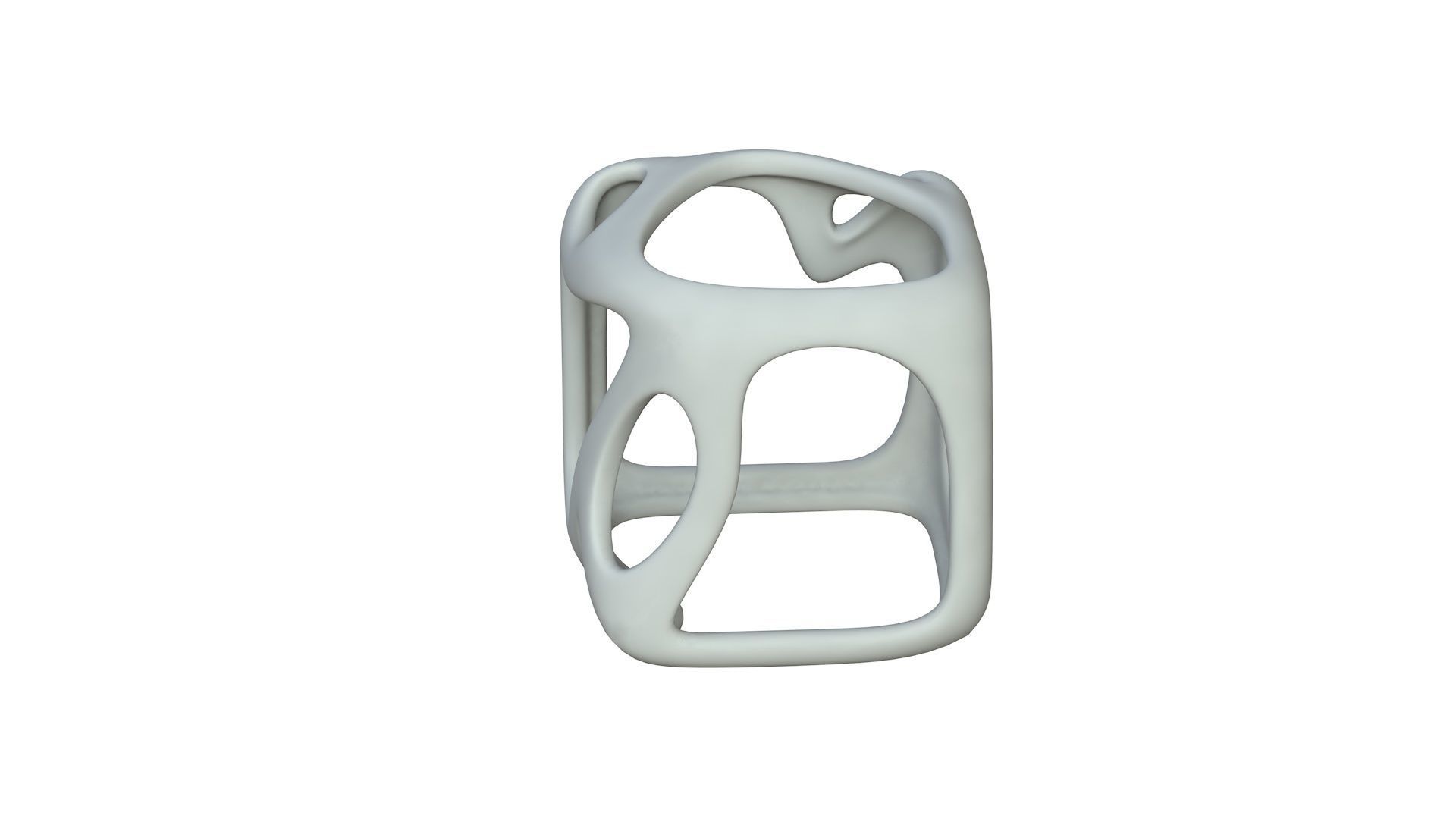 SciFi Cube Object No 16449 Low Poly Shape Texture_2