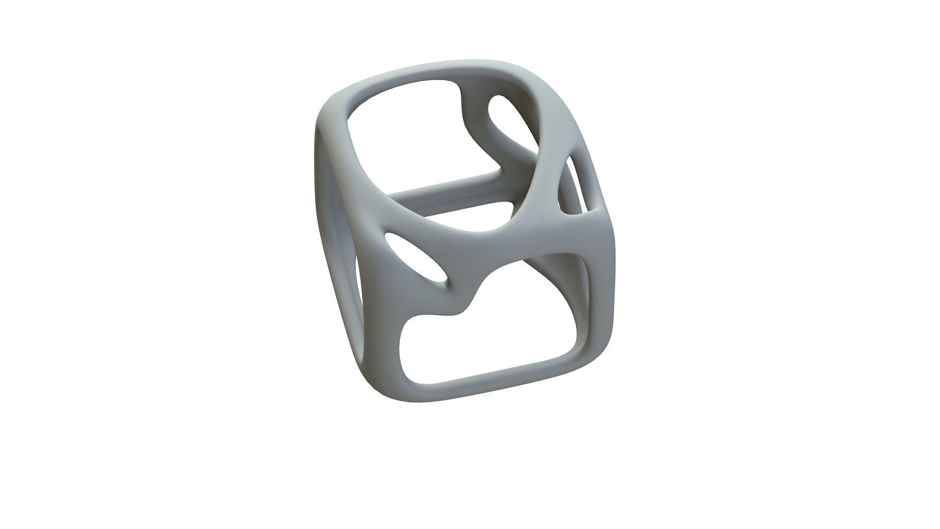 SciFi Cube Object No 16449 Low Poly Shape Texture_16