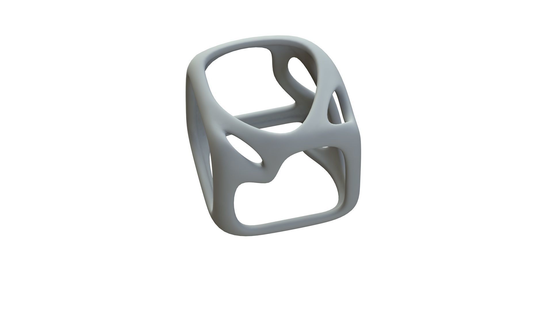 SciFi Cube Object No 16449 Low Poly Shape Texture_15