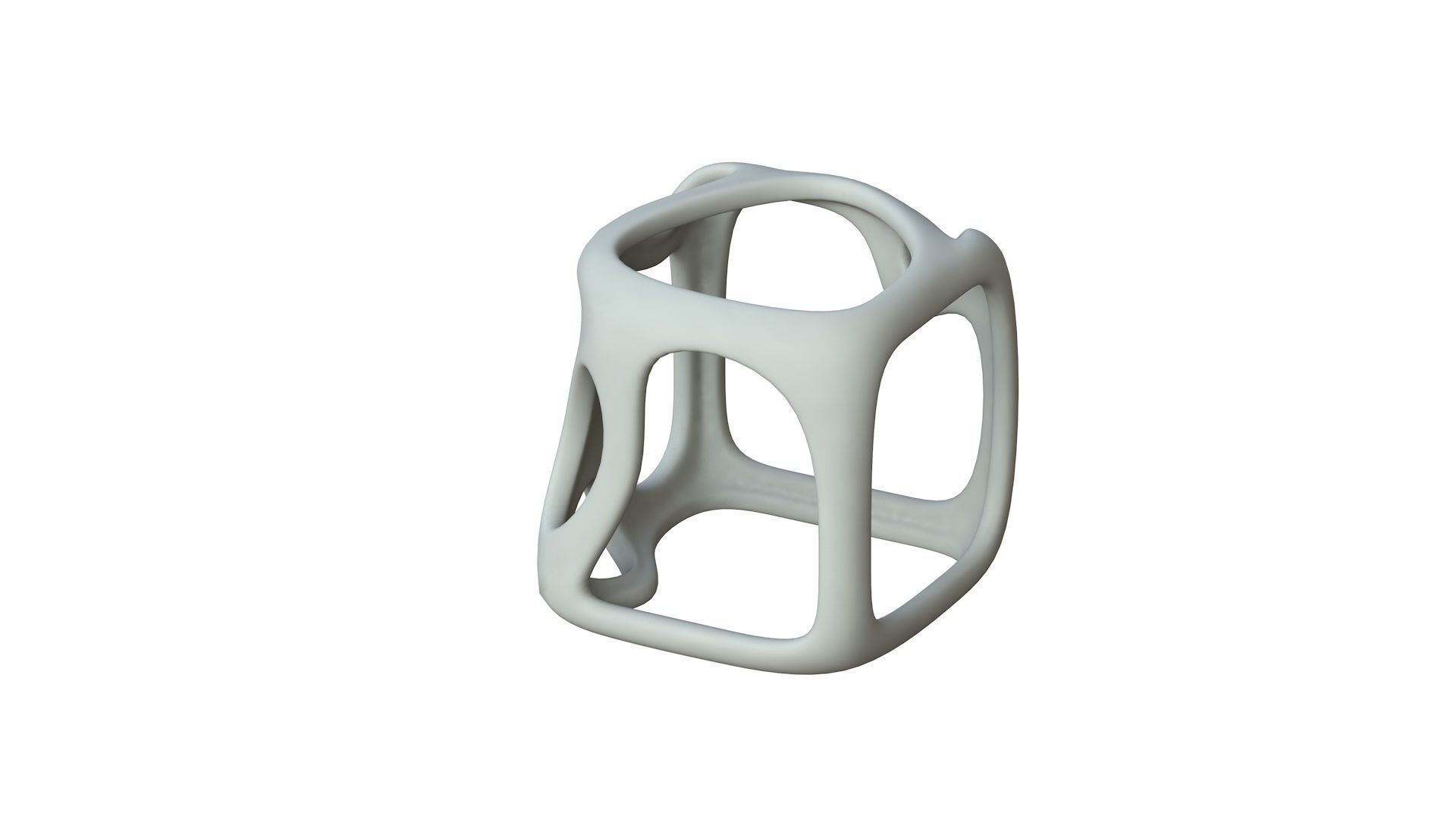 SciFi Cube Object No 16449 Low Poly Shape Texture_1