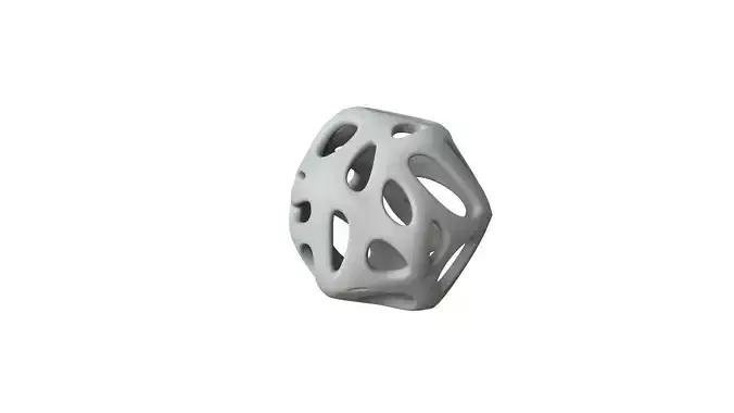 SciFi Cube Object No 18789 Low Poly Shape
