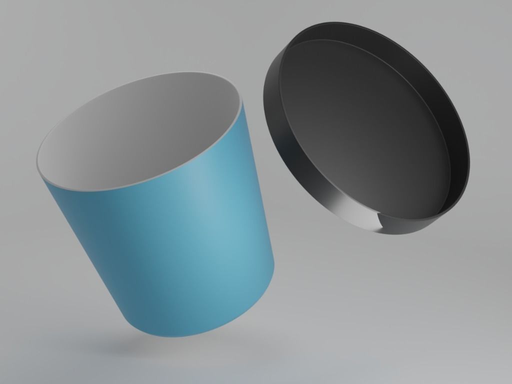 Ice Cream pot 3D model_1