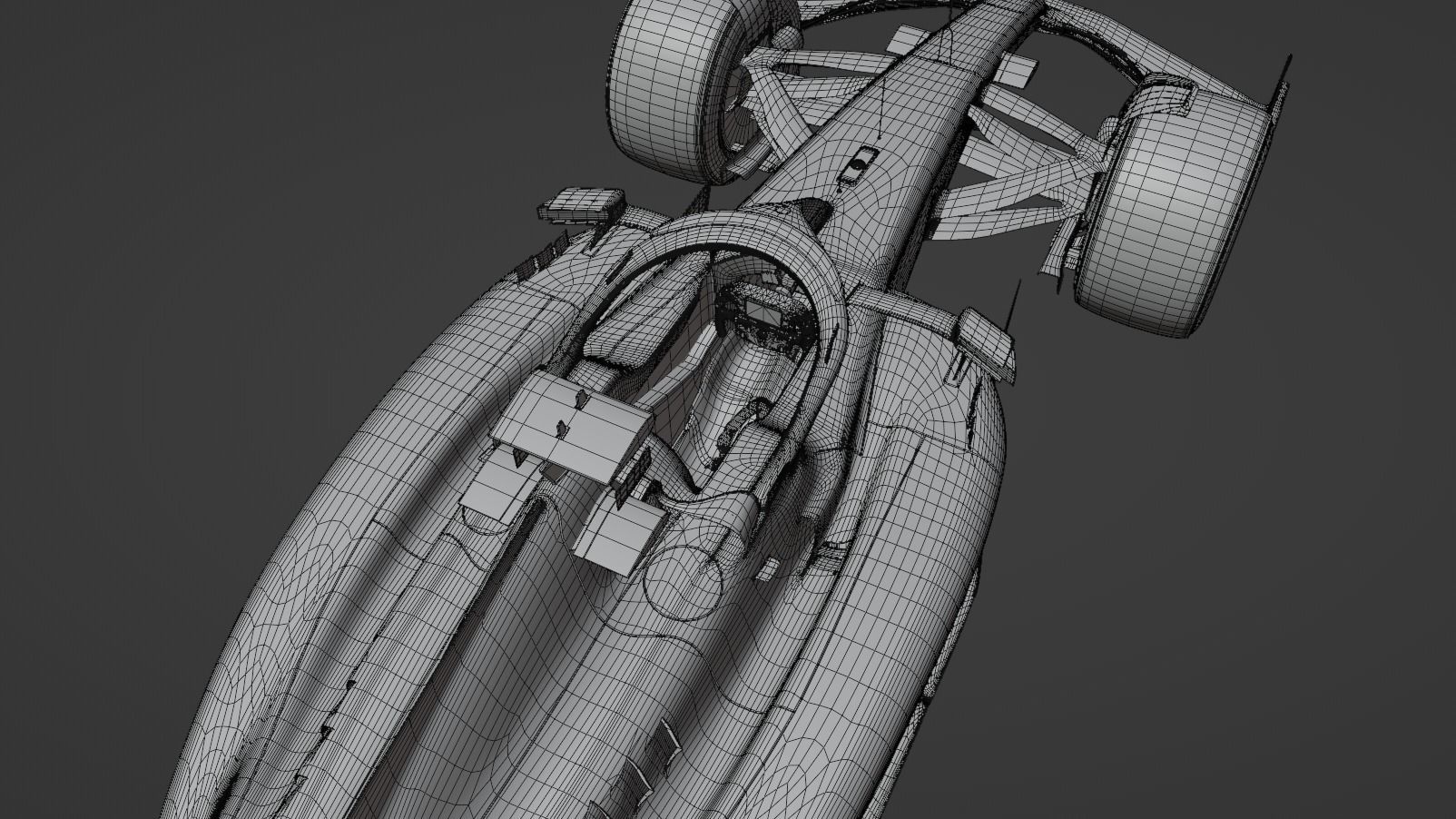 F1 2023 Ferrari  SF-23 Low-poly 3D model_20