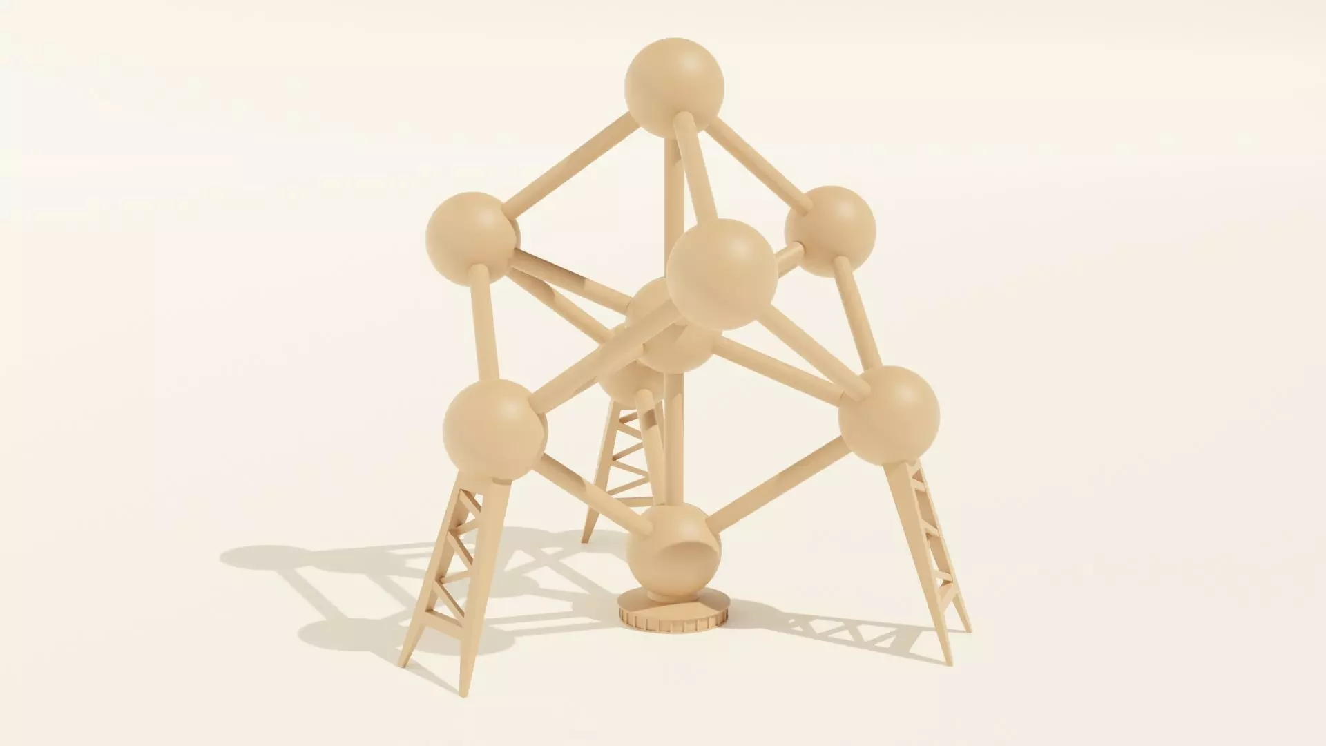 Atomium 3D print model_0