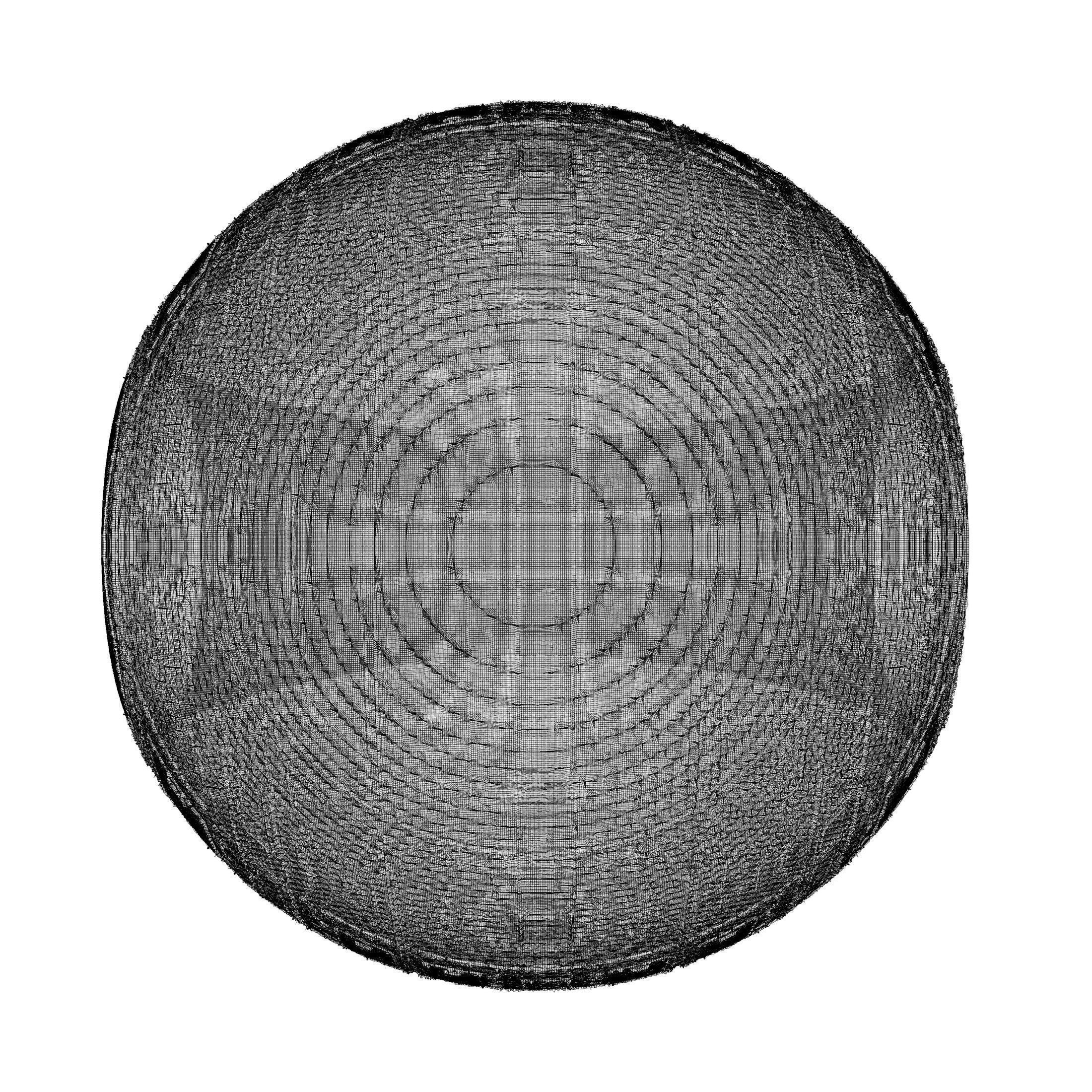 Sci-fi planet 3D model_8