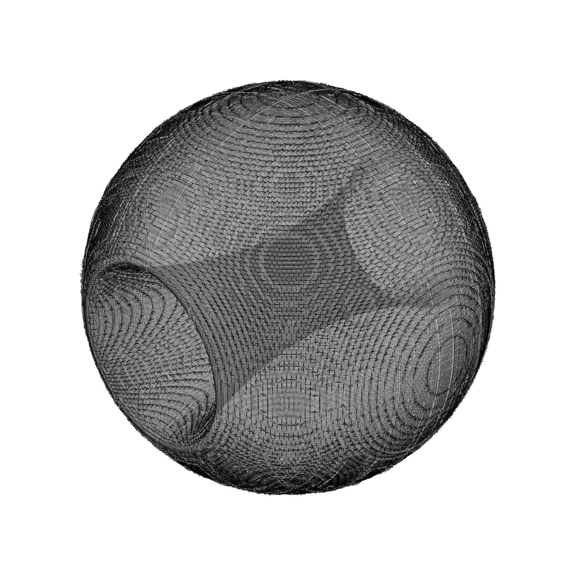 Sci-fi planet 3D model_9