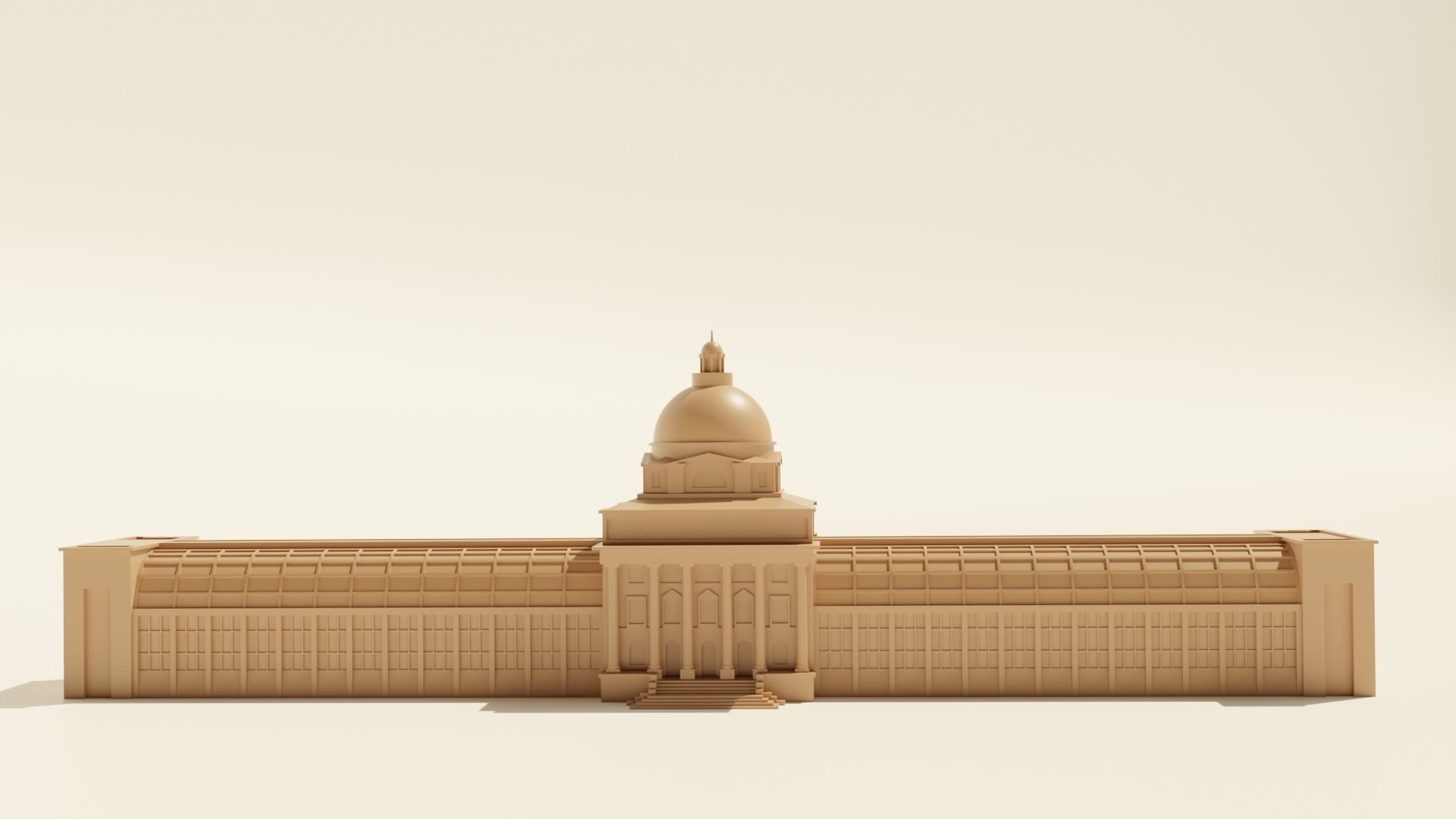 Bavarian State Chancellery 3D print model_1