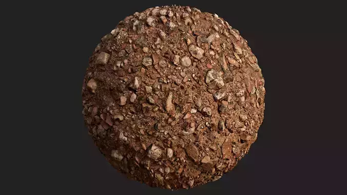 Rocky Arid Ground 01 - Free 4K Material Texture