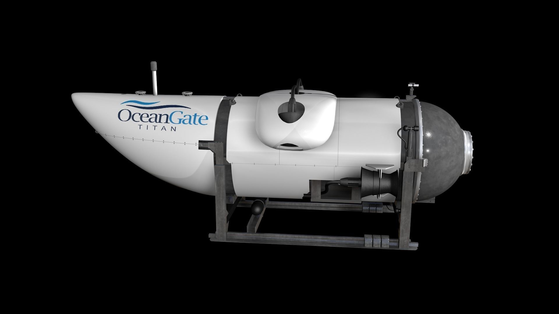 Oceangate Titan 3D model_32