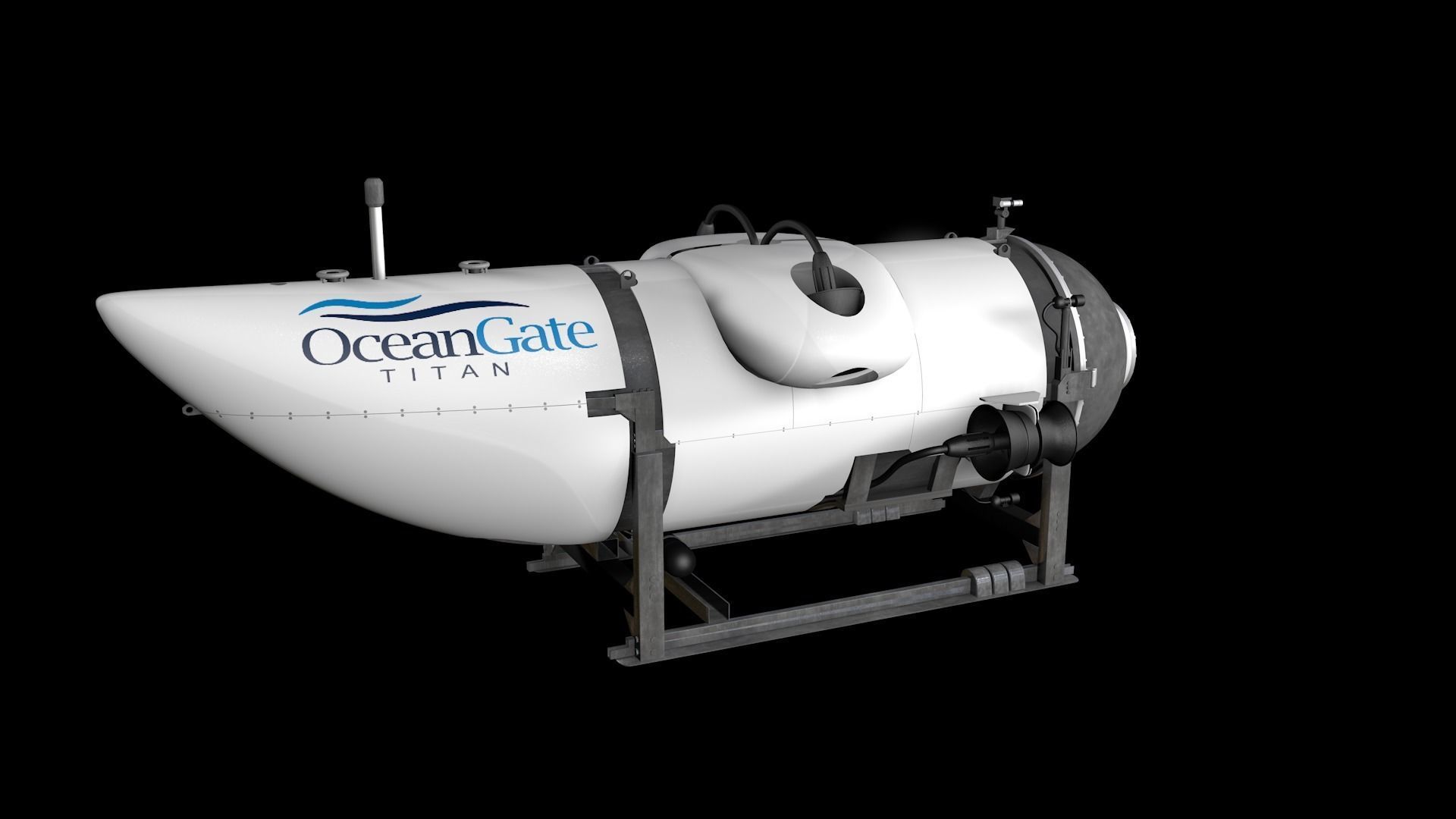 Oceangate Titan 3D model_9
