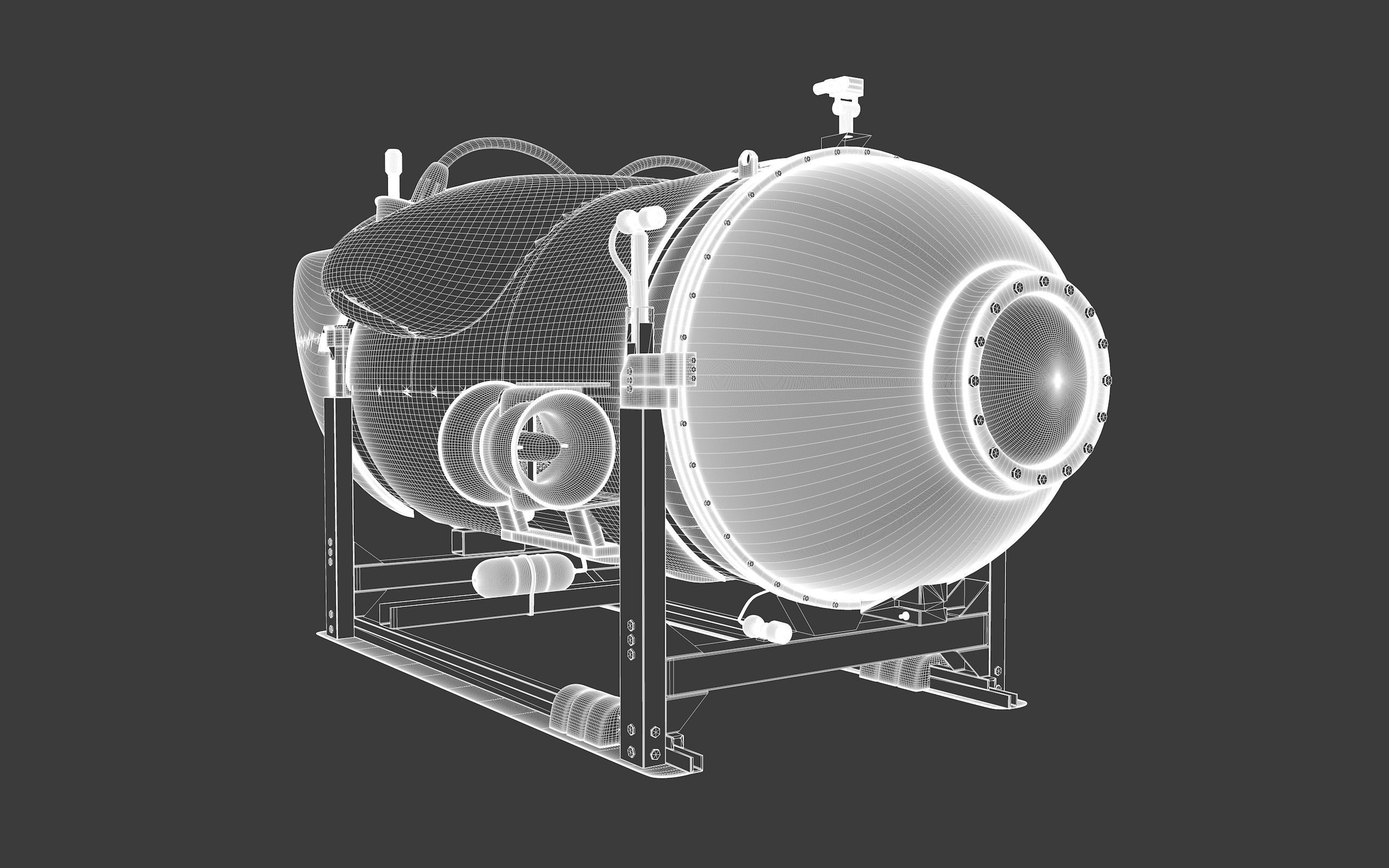 Oceangate Titan 3D model_1