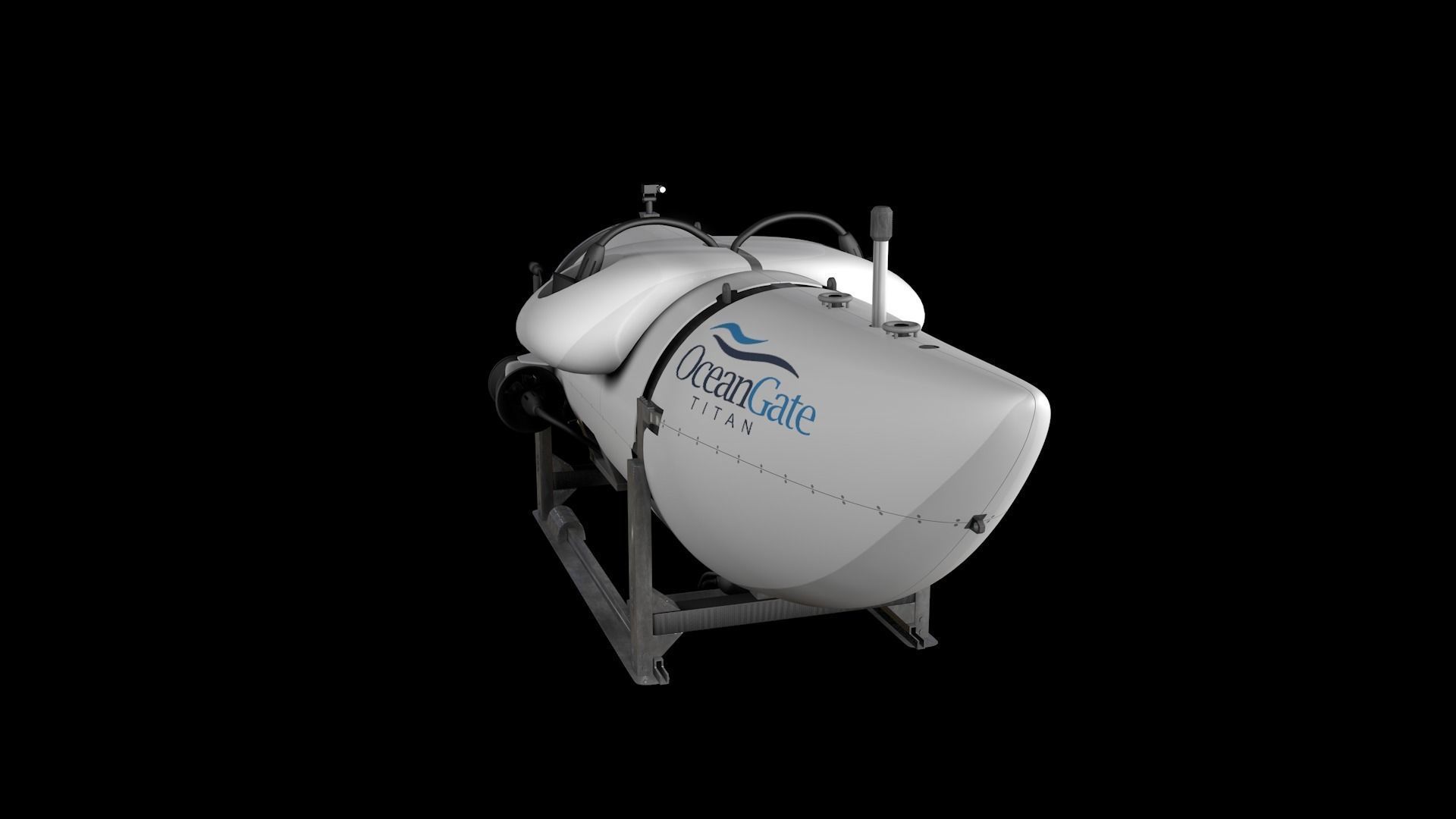 Oceangate Titan 3D model_15