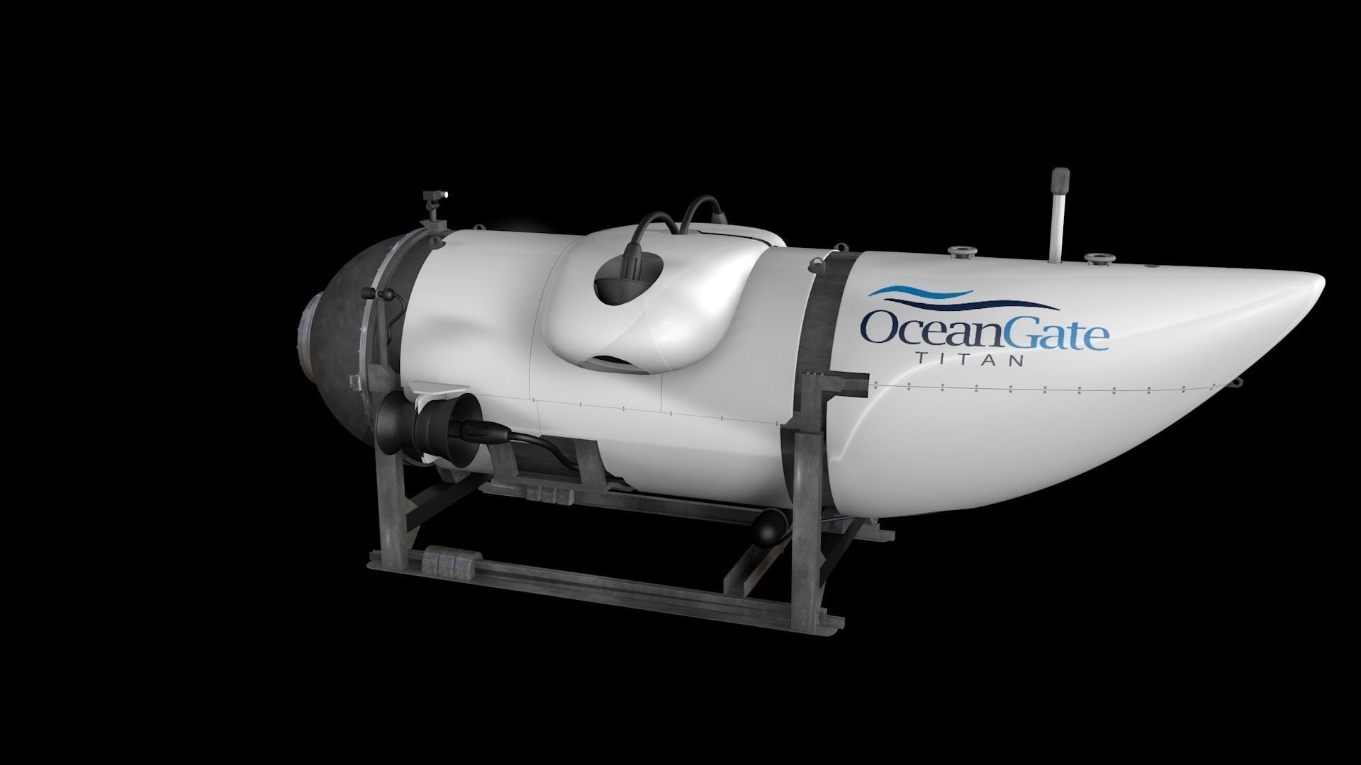 Oceangate Titan 3D model_18