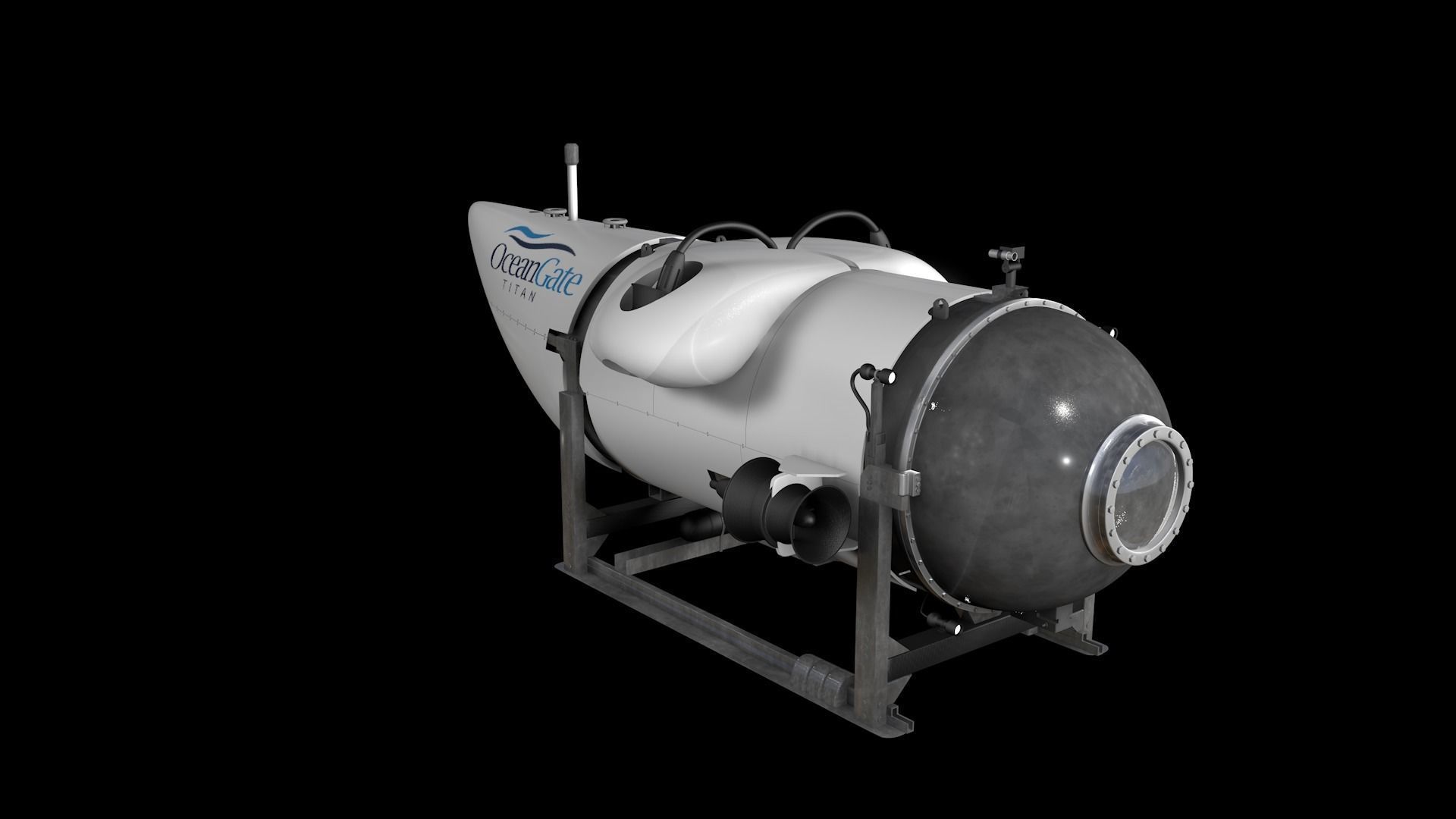 Oceangate Titan 3D model_27