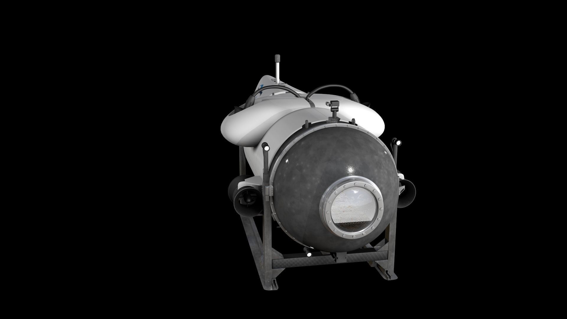 Oceangate Titan 3D model_25