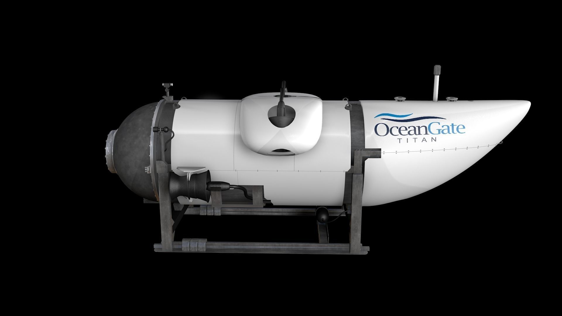 Oceangate Titan 3D model_19