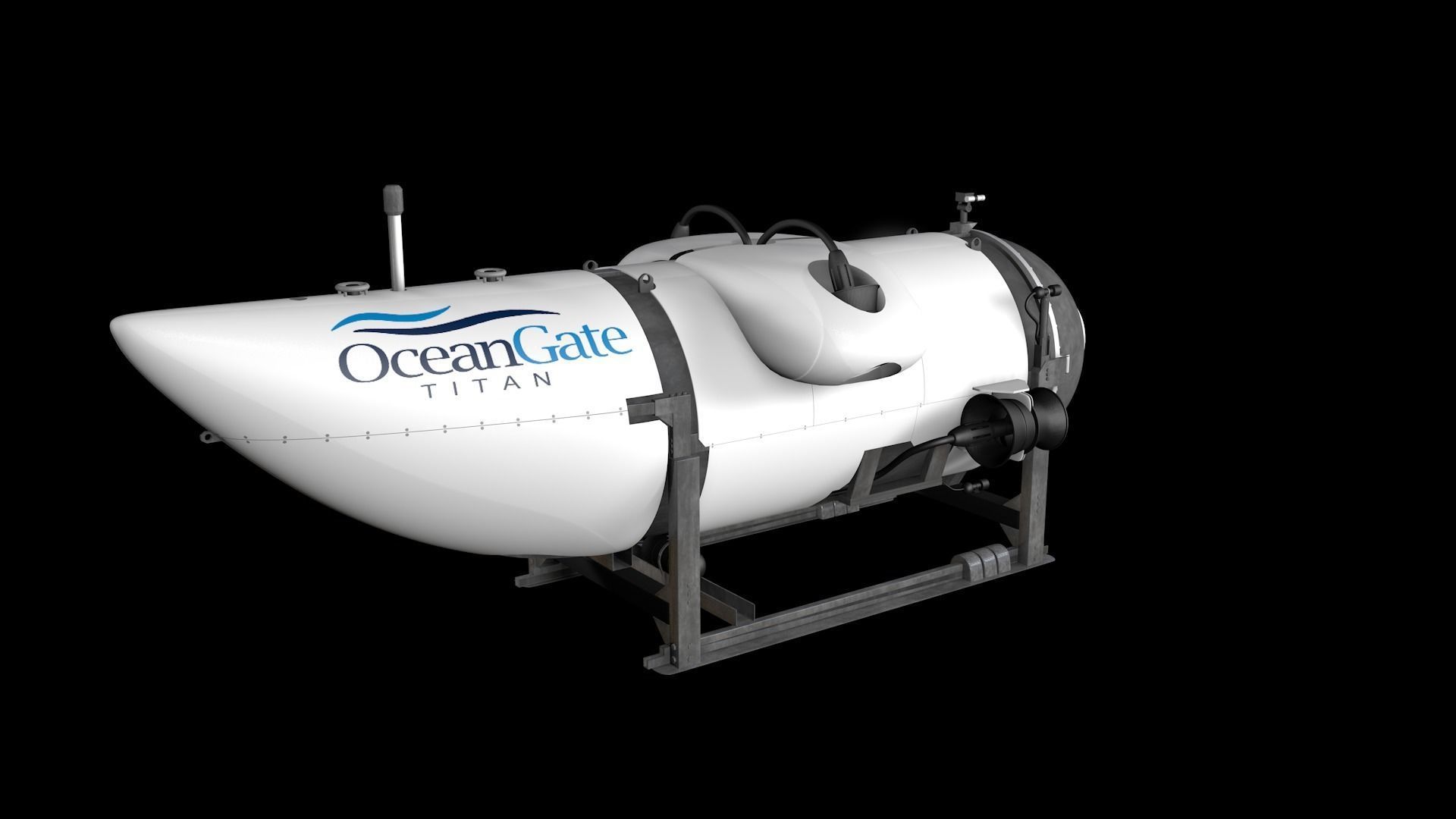 Oceangate Titan 3D model_10