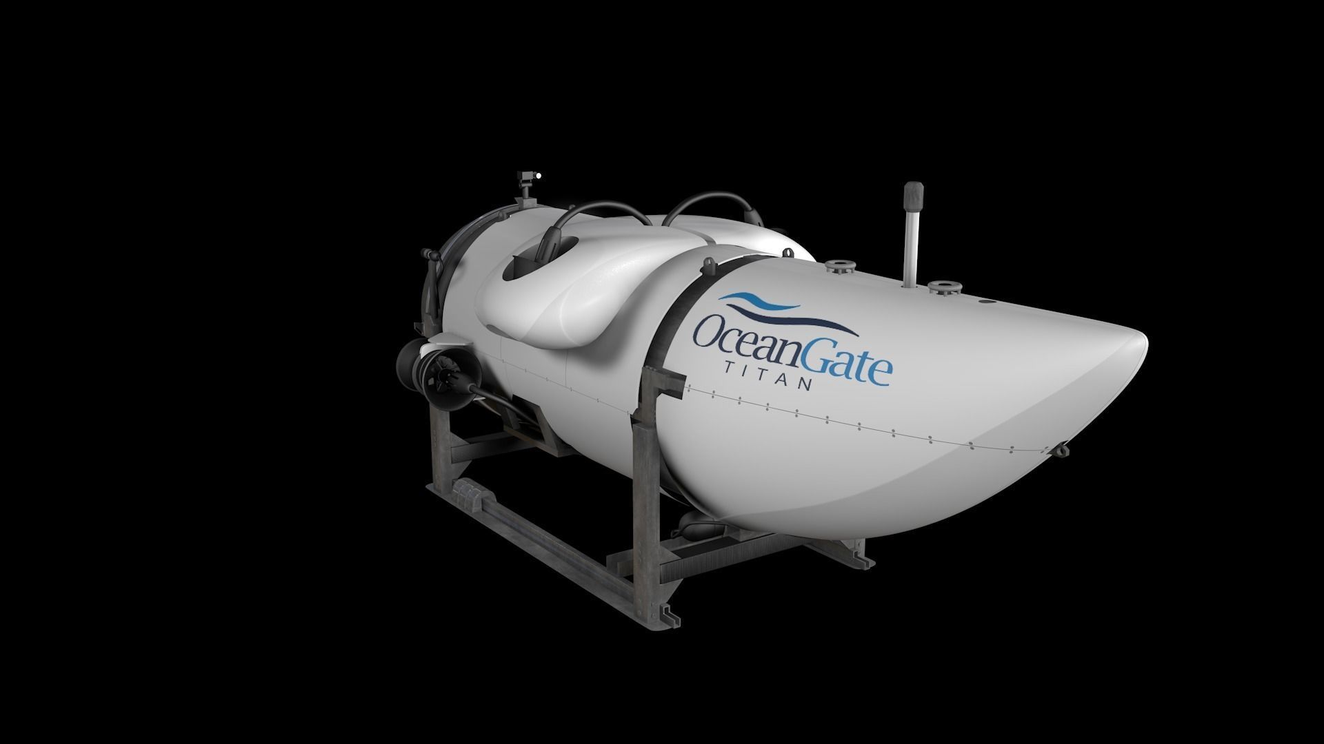 Oceangate Titan 3D model_16