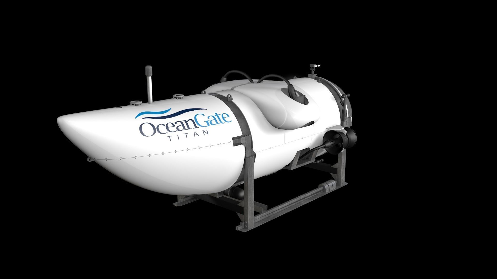 Oceangate Titan 3D model_11