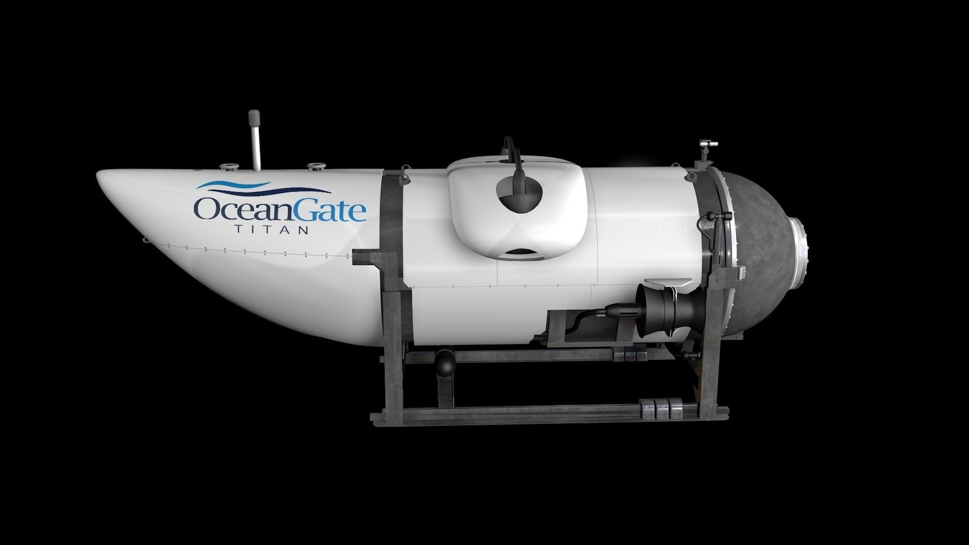 Oceangate Titan 3D model_6