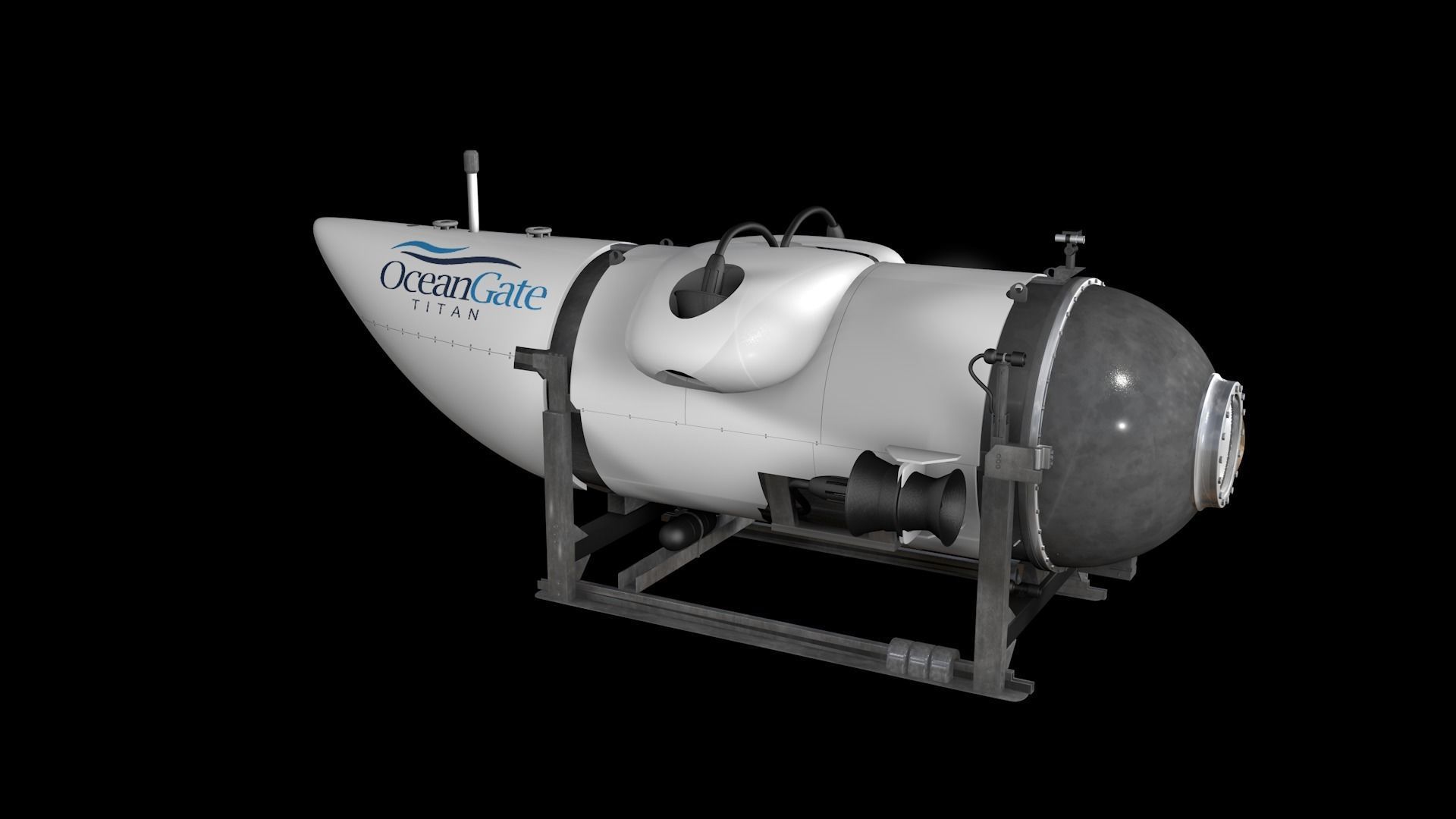 Oceangate Titan 3D model_29