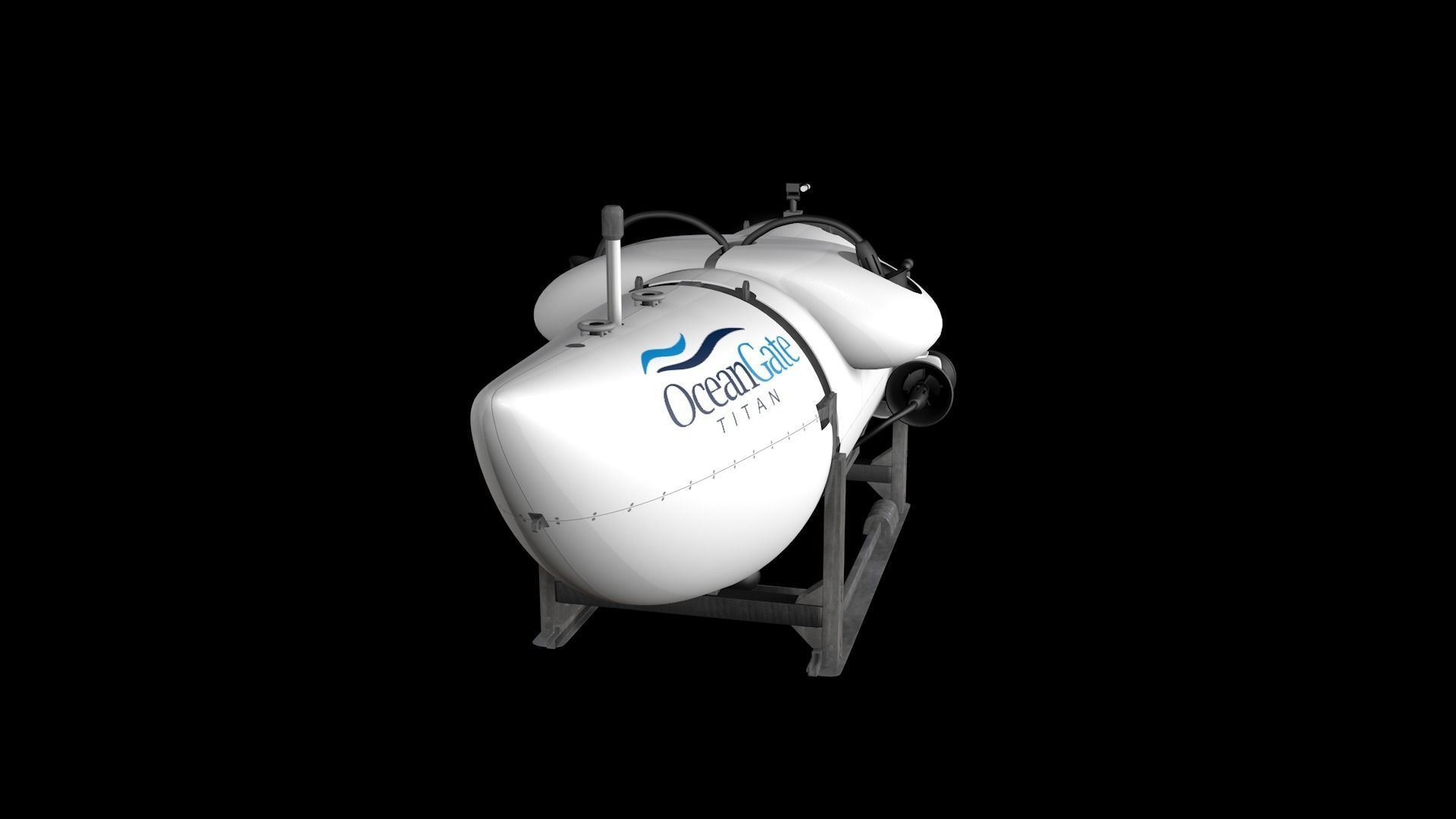 Oceangate Titan 3D model_13