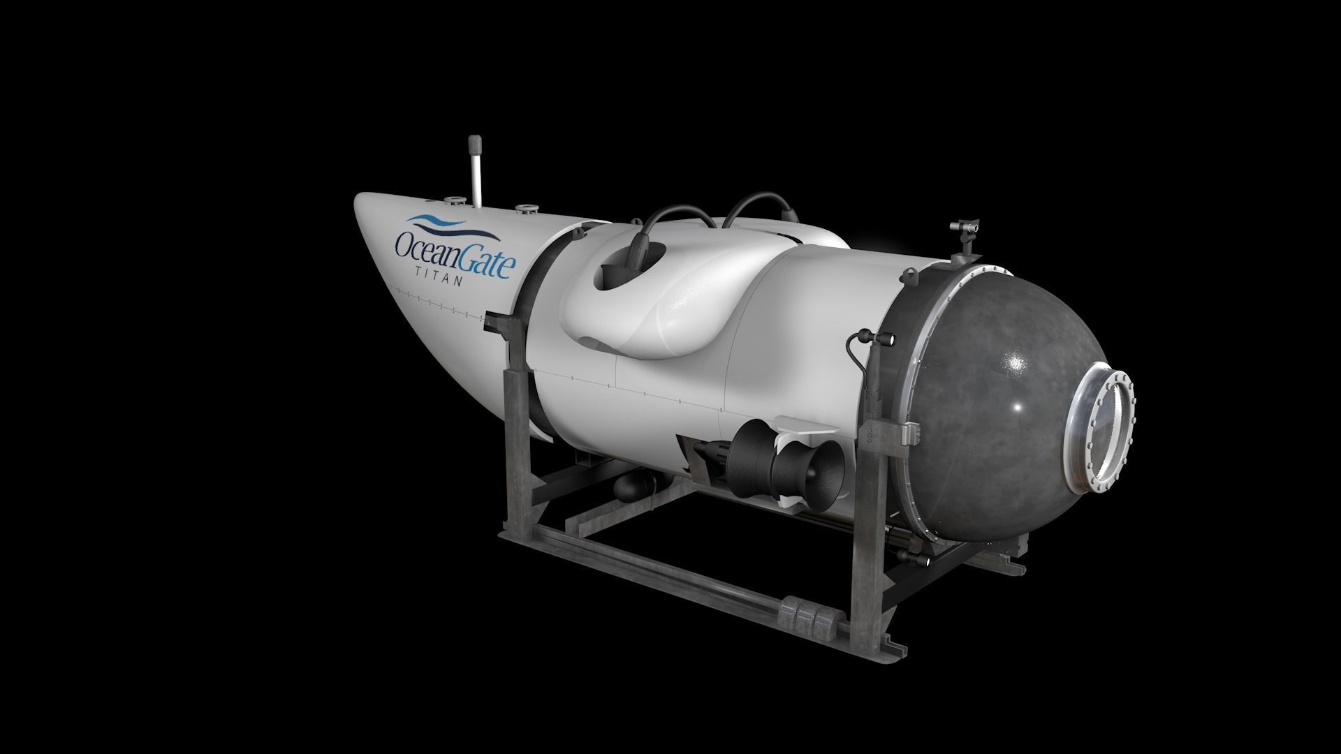 Oceangate Titan 3D model_28