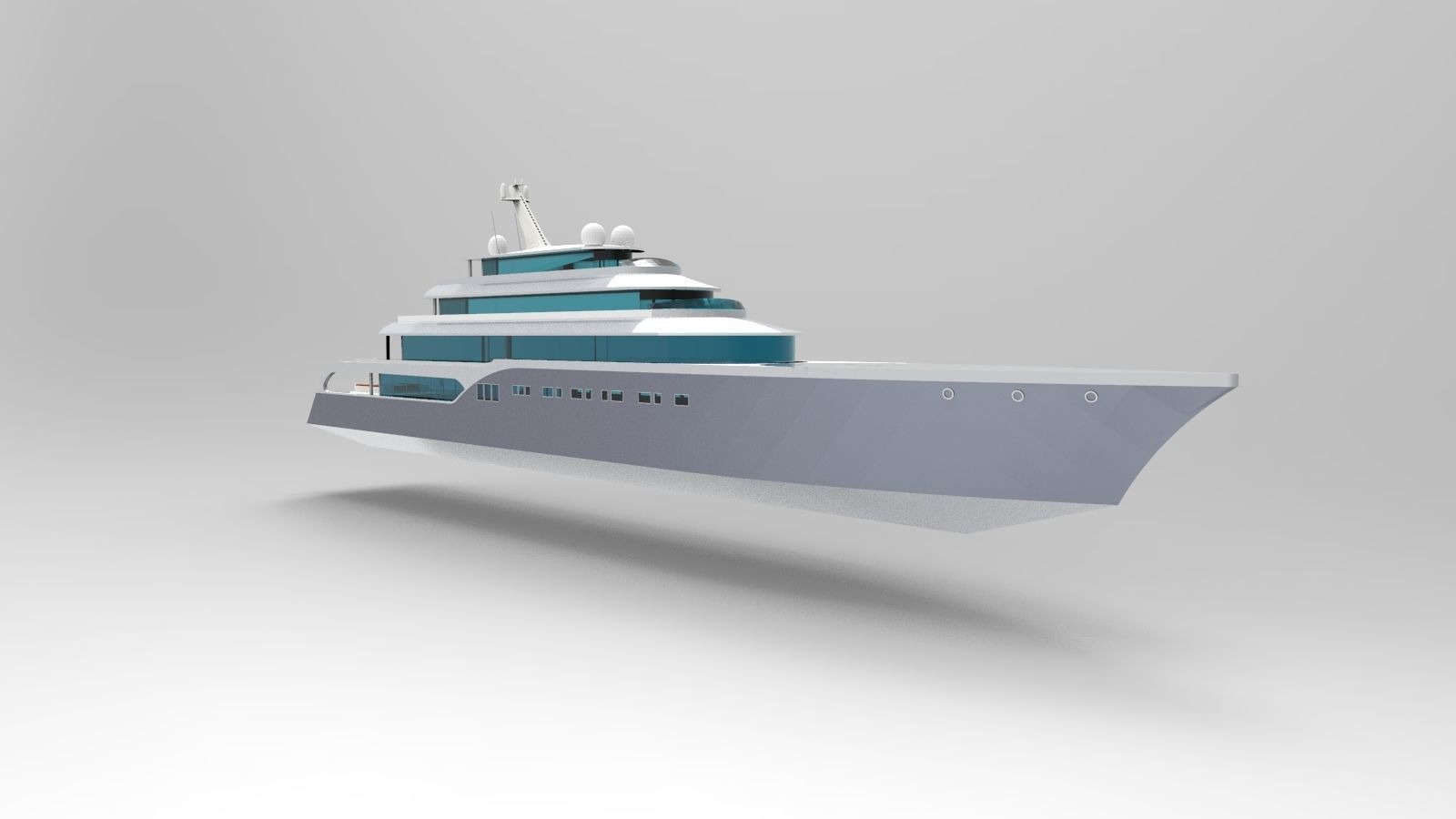 Feadship Super Yacht 3D model_3