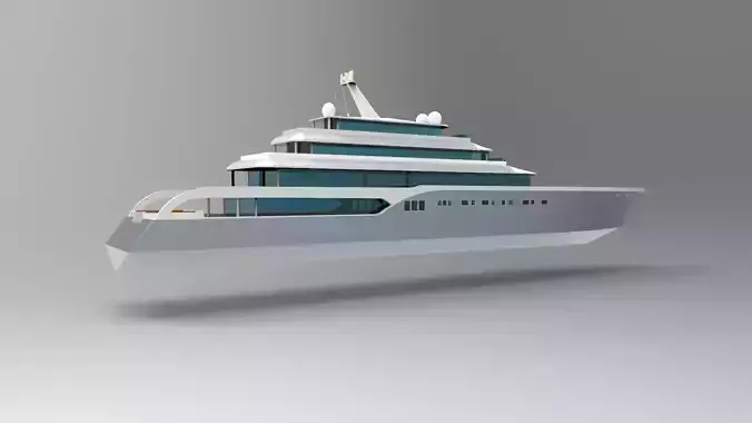 Feadship Super Yacht 3D model