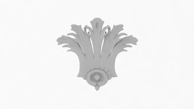 Cartouche Ornament 004 3D model