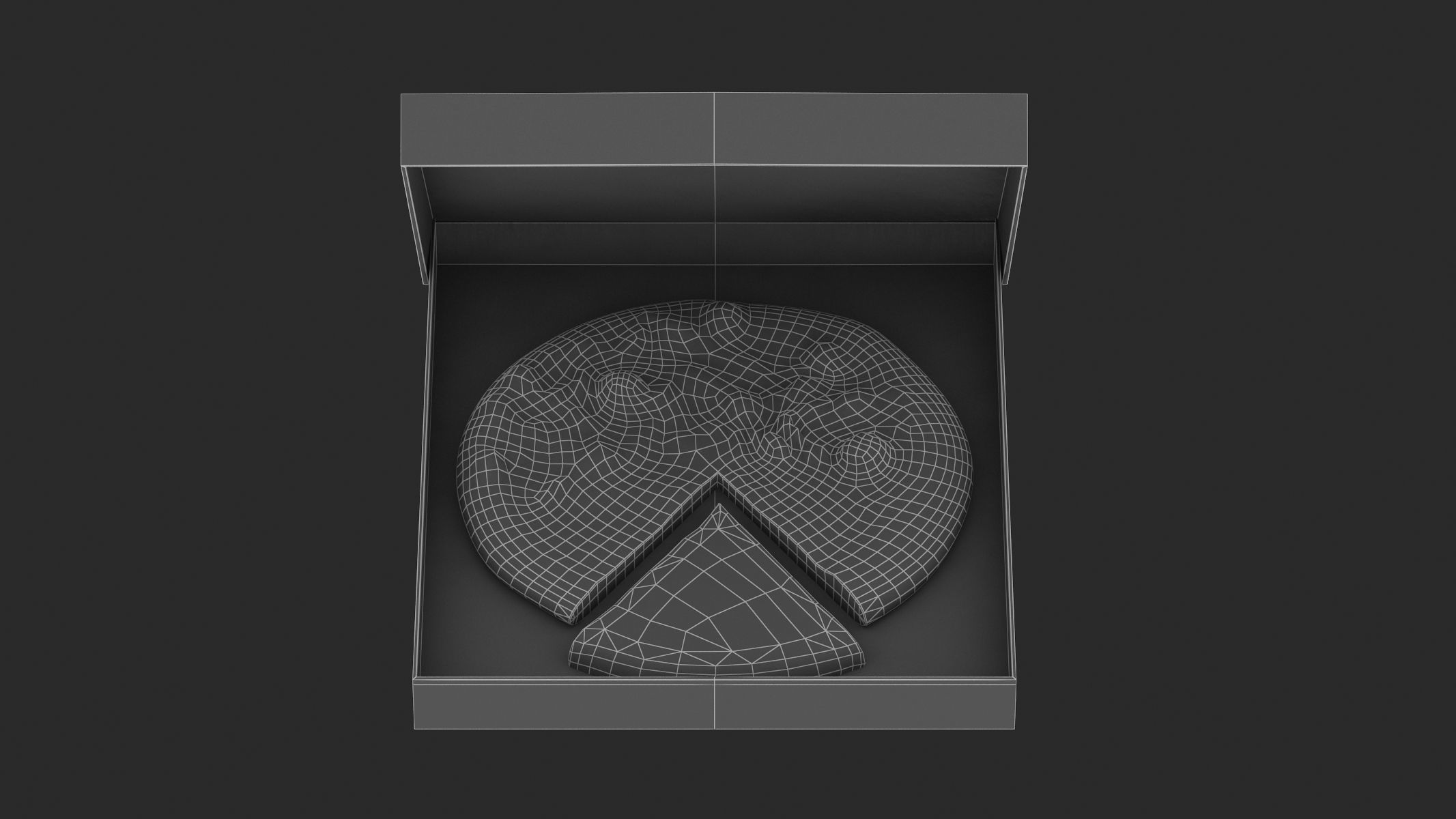 Frozen Pizza Low Poly PBR Realistic Low-poly 3D model_5