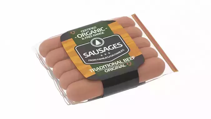 Hot Dogs Pack Low Poly PBR Low-poly 3D model