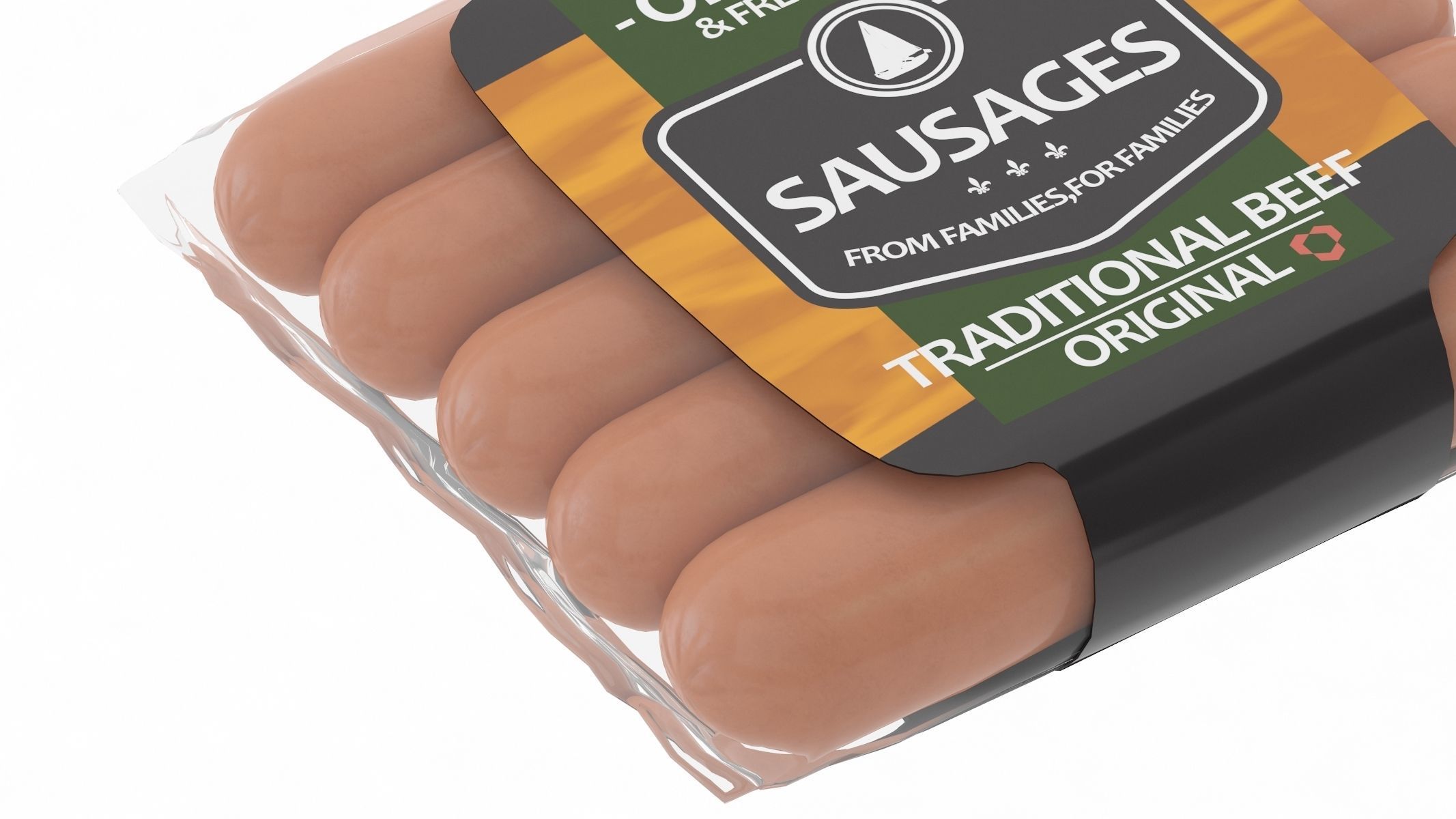 Hot Dogs Pack Low Poly PBR Low-poly 3D model_4